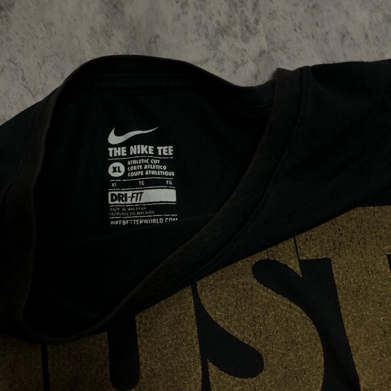 Nike Nike Just Fly black cotton t-shirt #NikeTee Size US XL / EU 56 / 4 - 3 Thumbnail