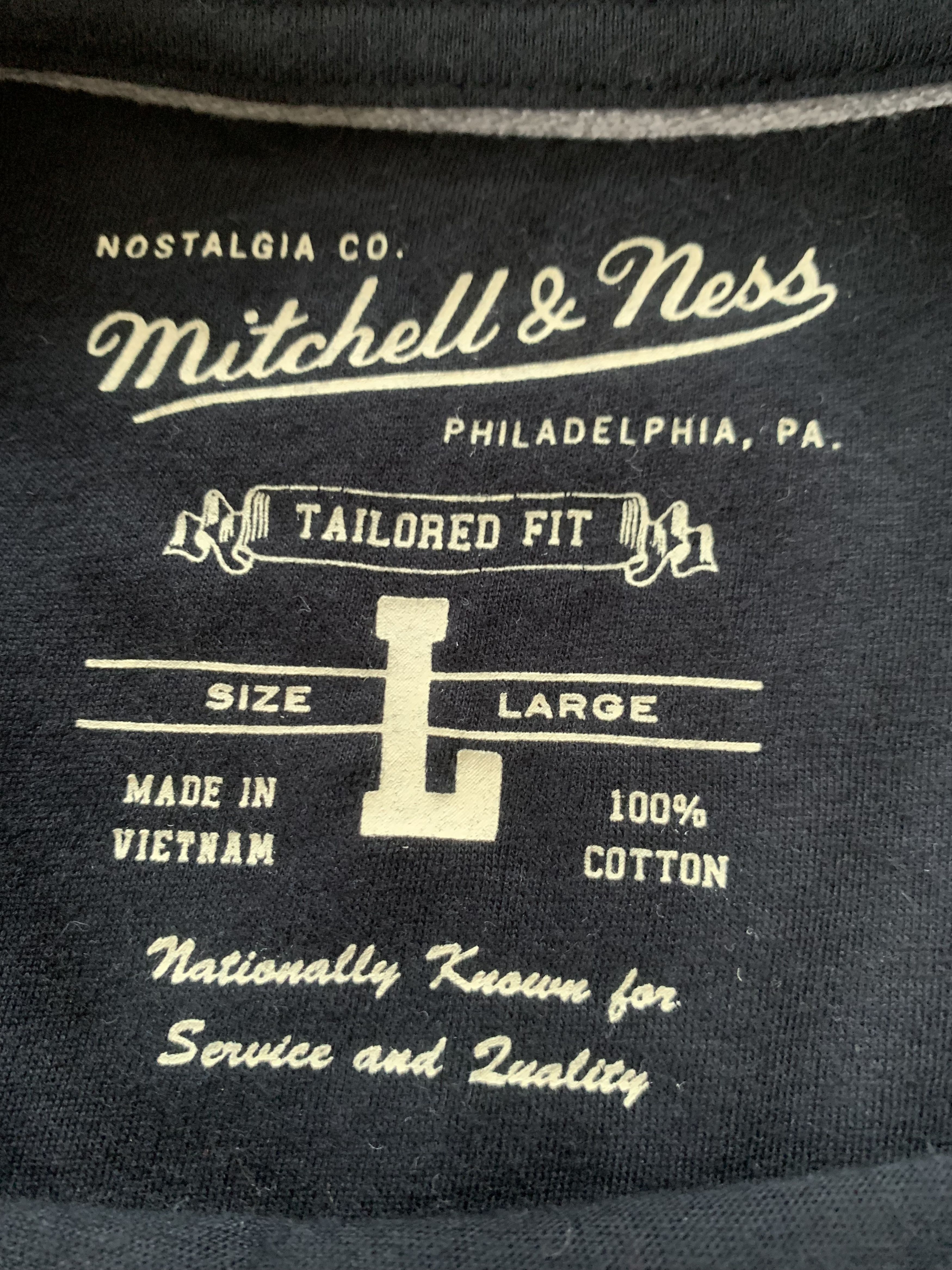 NBA Mitchel & Ness NBA Chicago Bulls Cotton T-Shirt Size US L / EU 52-54 / 3 - 6 Thumbnail