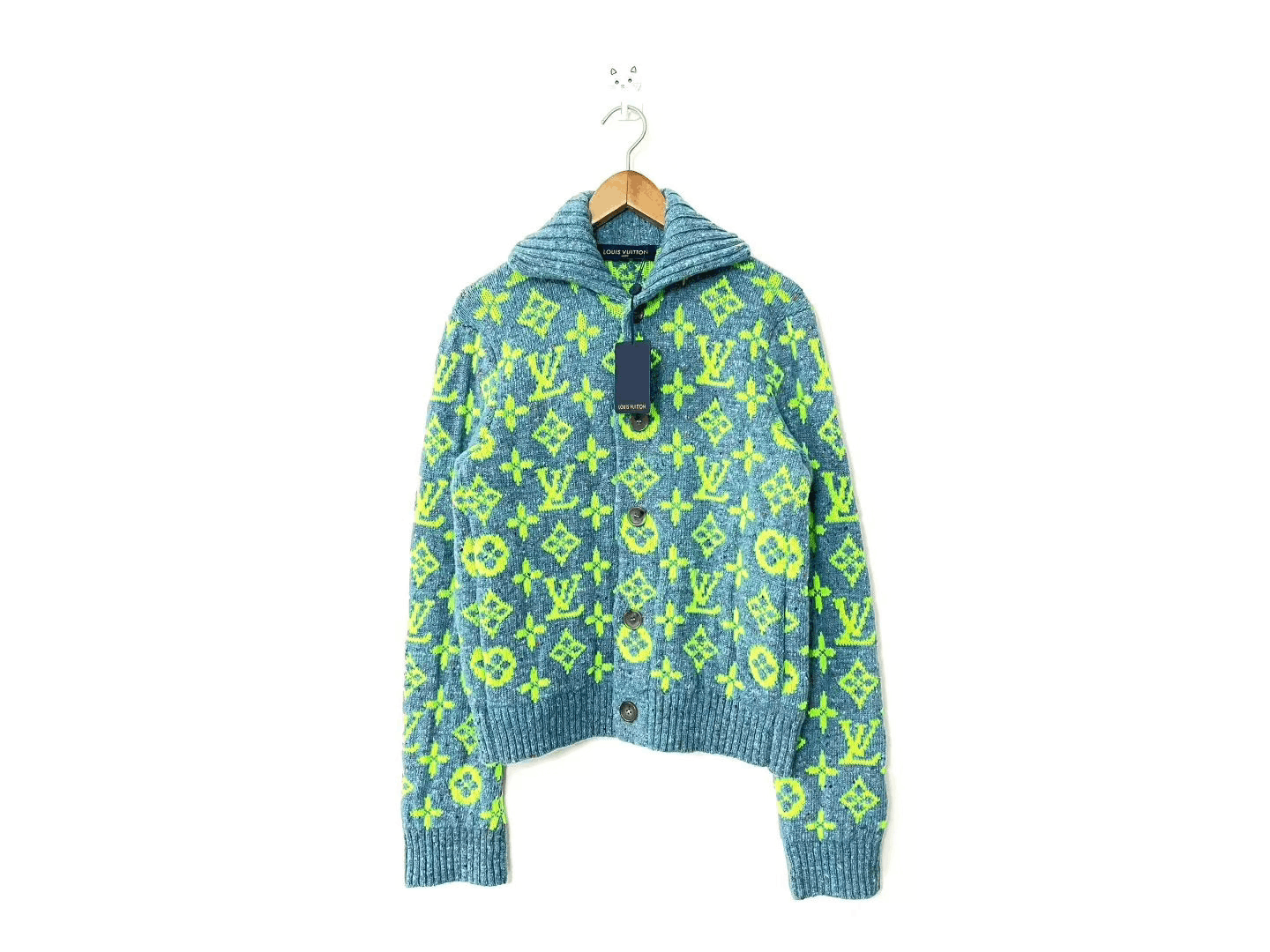 Louis Vuitton Louis Vuitton Retro Green Sweater S Women Size S / US 4 / IT 40 - 1 Thumbnail
