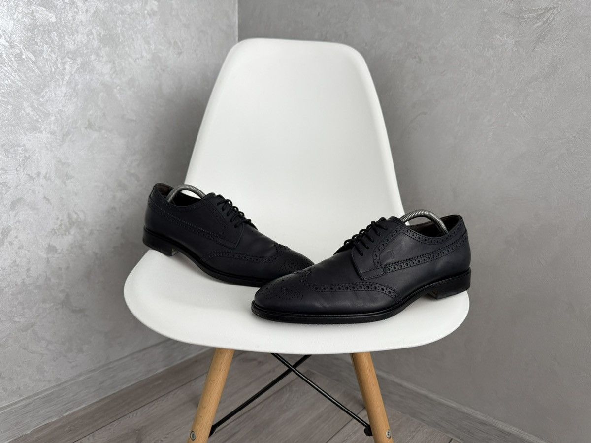 Tod's Tods Leather Brouge Shoes Size US 8.5 / EU 41-42 - 2 Thumbnail