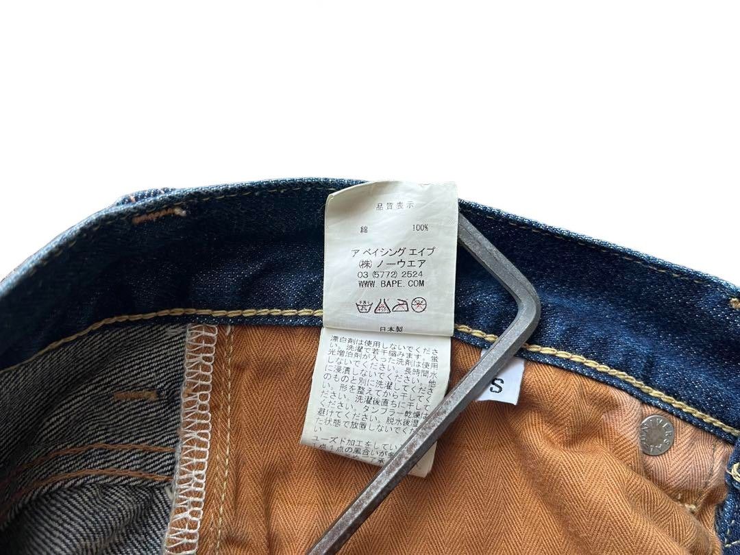 Bape College Denim Shorts Size US 30 / EU 46 - 6 Thumbnail