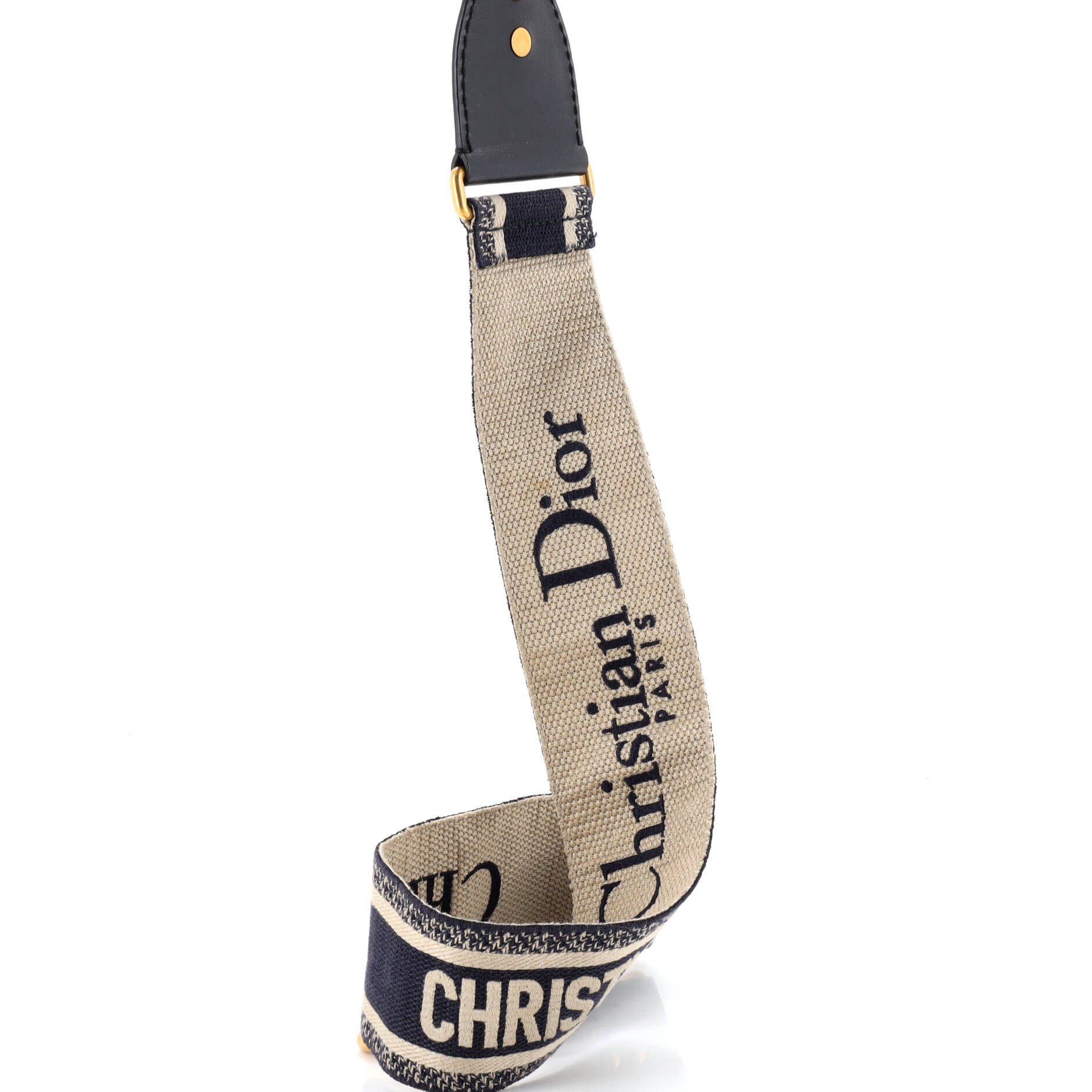 Dior Logo Shoulder Strap Embroidered Canvas Size ONE SIZE - 1 Thumbnail