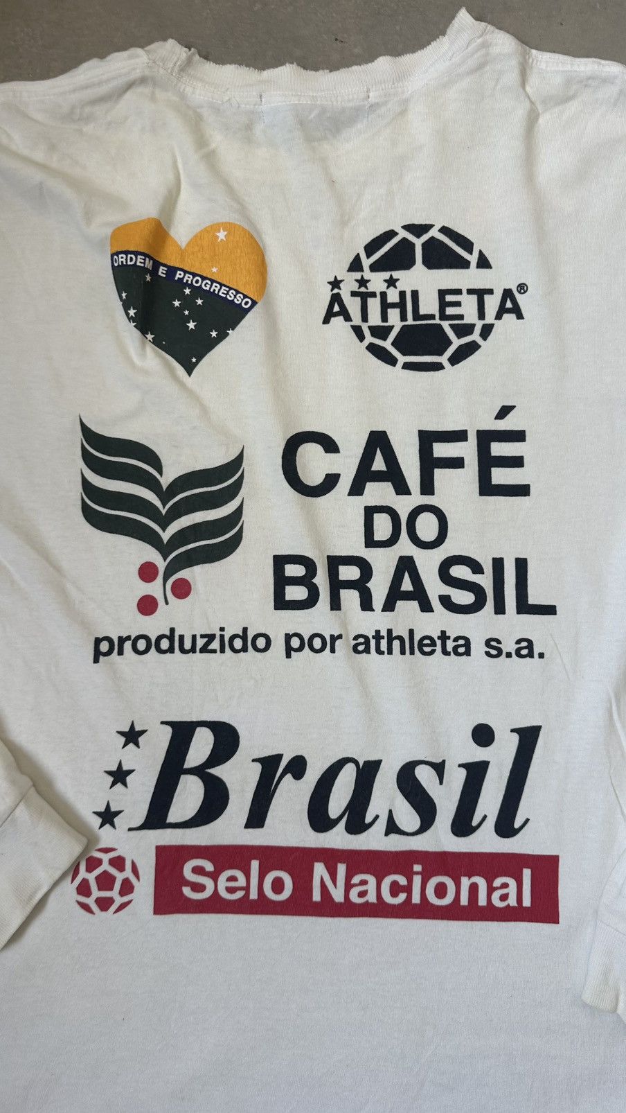 Vintage VINTAGE ATHLETA CAFE DO BRASIL LONG SLEEVE TEE Size US L / EU 52-54 / 3 - 11 Thumbnail