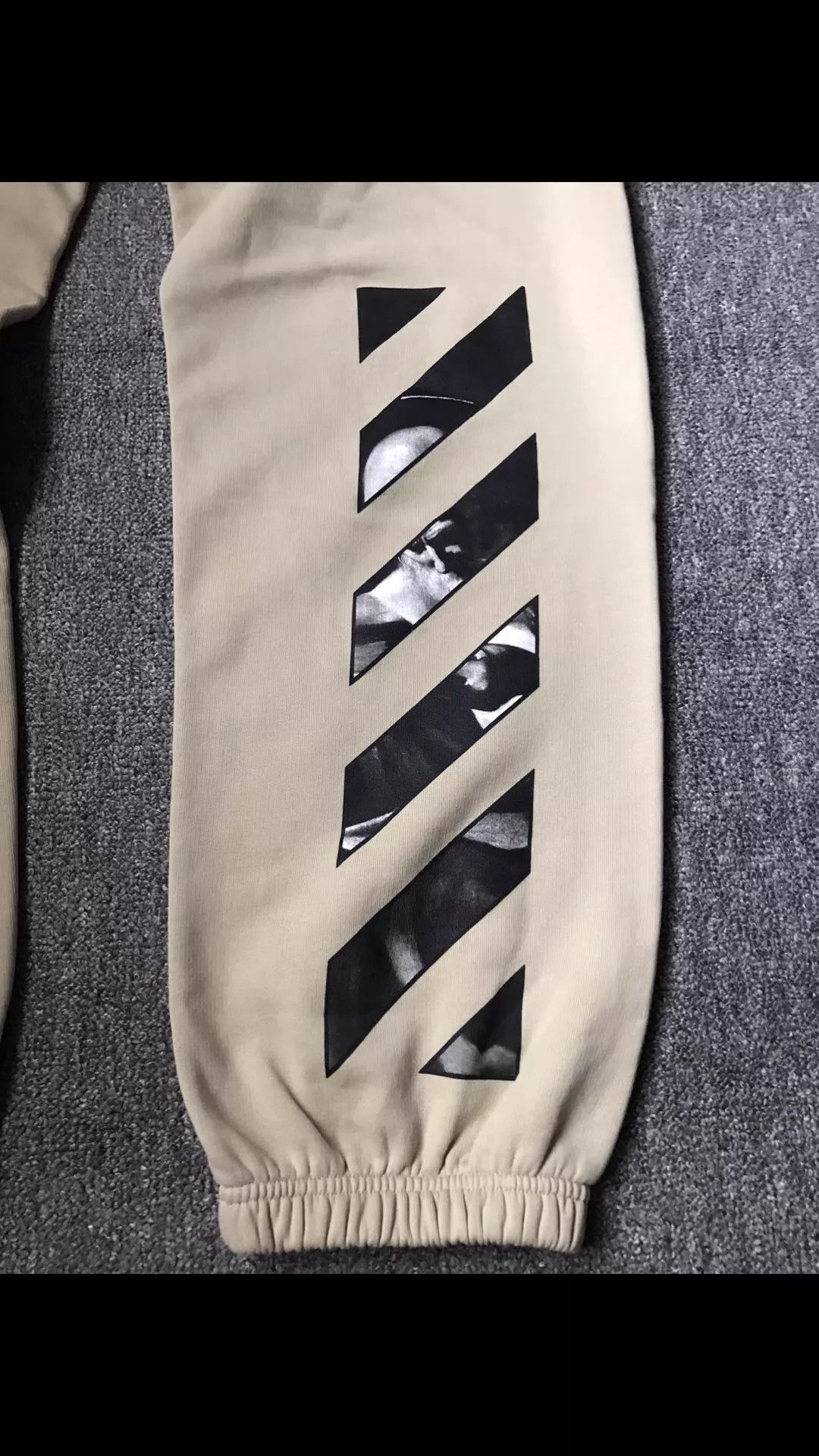 Off-White OFF-WHITE sweatpants M new heavyweight elastic waist white Size US 32 / EU 48 - 4 Thumbnail