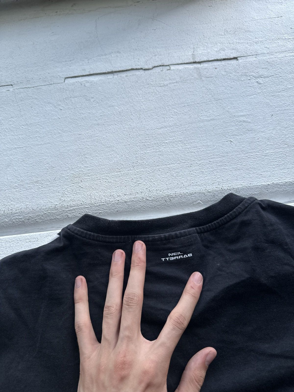 Neil Barrett 🚨Neil Barrett Thunderbolts LOGO TEE DISTRESSED LUXURY Size US L / EU 52-54 / 3 - 10 Thumbnail