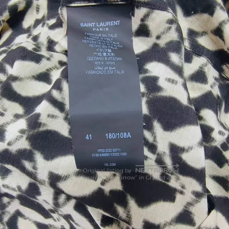 Saint Laurent Paris Saint Laurent Paris size 41 Floral shirt Size US L / EU 52-54 / 3 - 5 Thumbnail