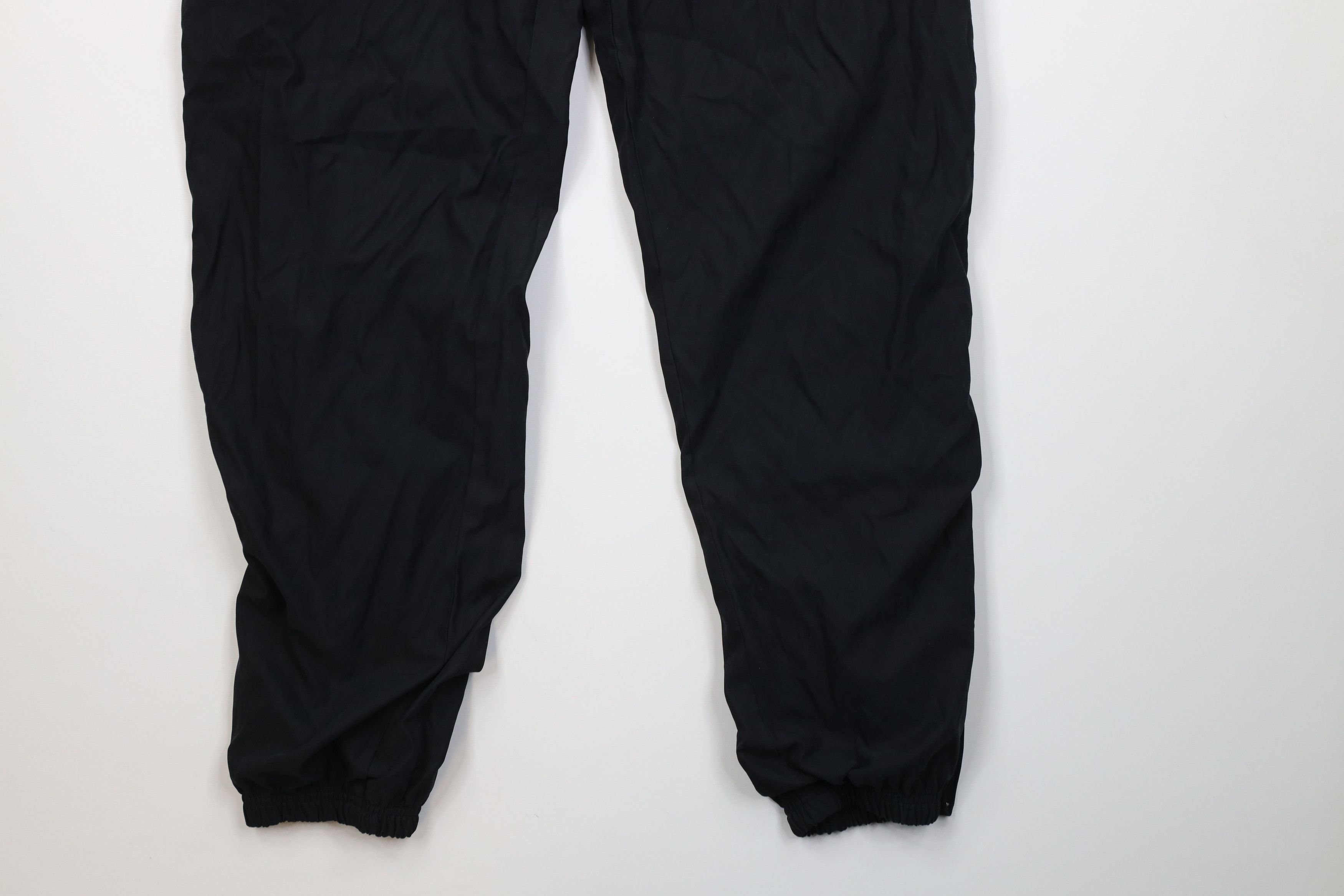 Vintage Vintage 90s Streetwear Lined Microfiber Joggers Pants Black Size US 34 / EU 50 - 5 Thumbnail