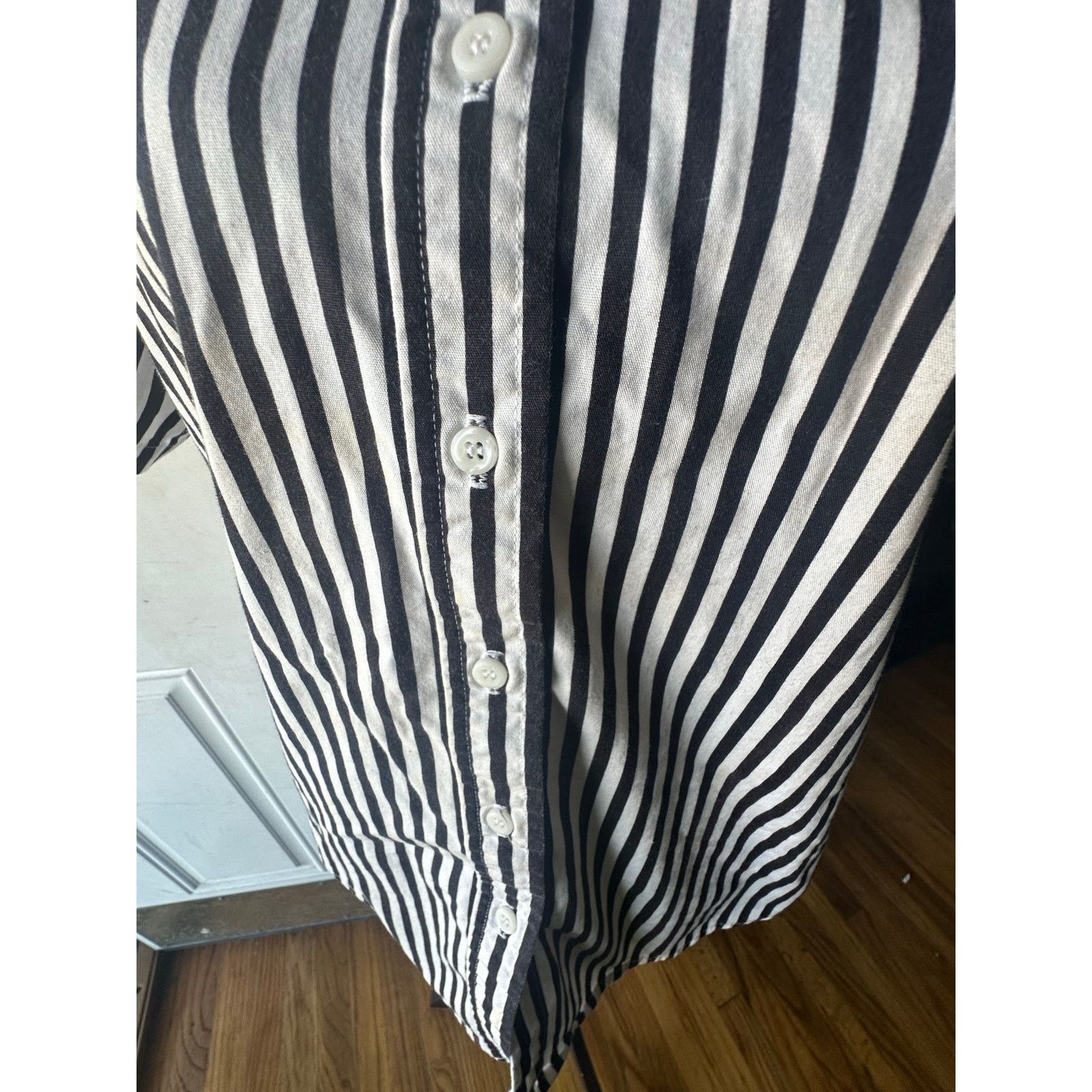 Panhandle Slim Vintage Panhandle Slim Western Black White Striped Shirt Size US S / EU 44-46 / 1 - 3 Thumbnail