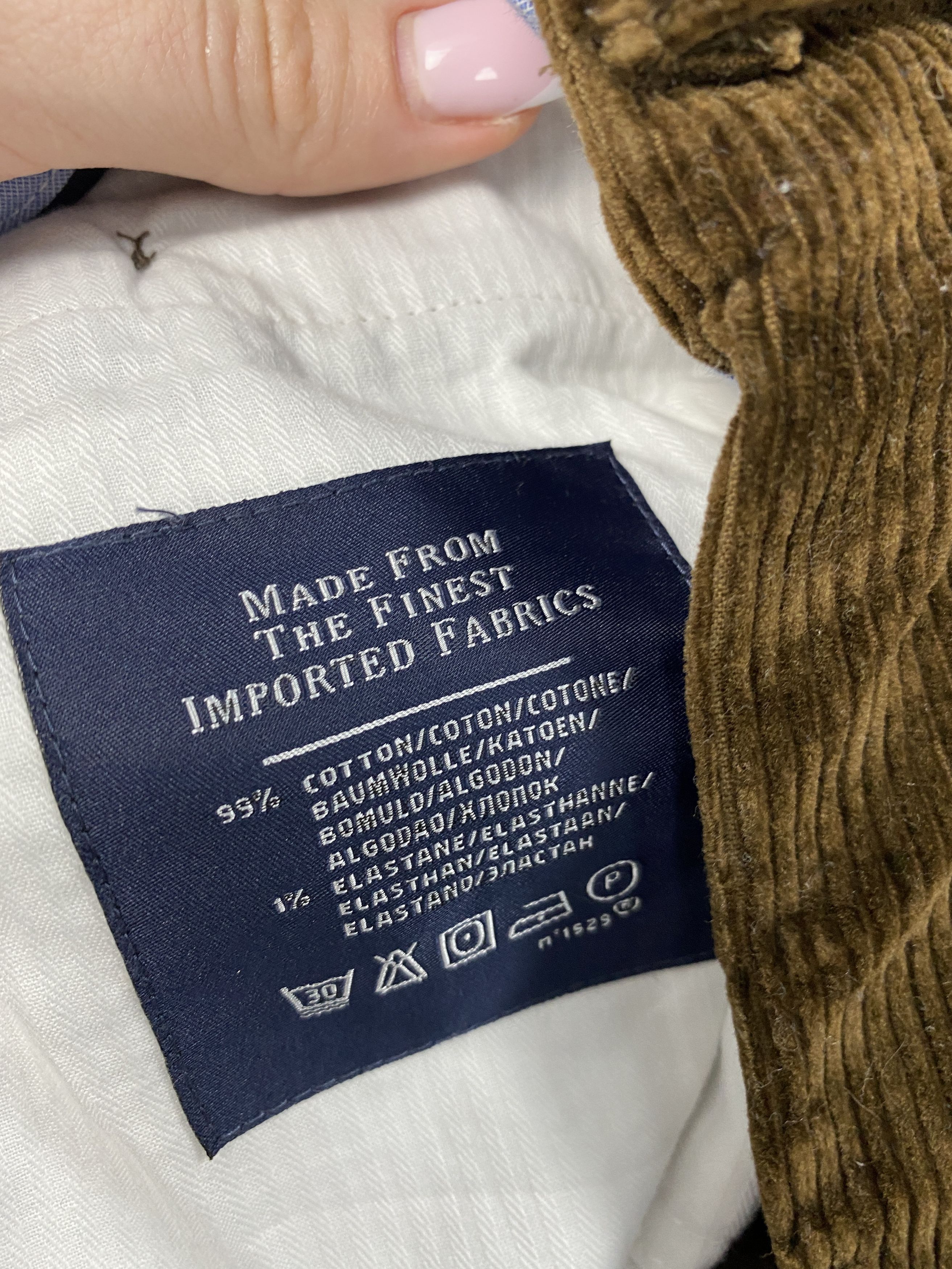 Polo Ralph Lauren × Ralph Lauren × Vintage Polo Ralph Lauren vintage corduroy pants trousers Size US 34 / EU 50 - 9 Thumbnail