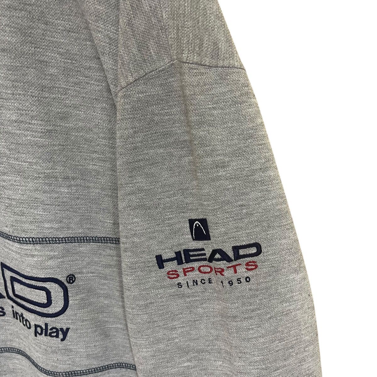 Japanese Brand × Vintage Vintage 90s Head Halfzip Sweatshirt Size US XXL / EU 58 / 5 - 6 Thumbnail