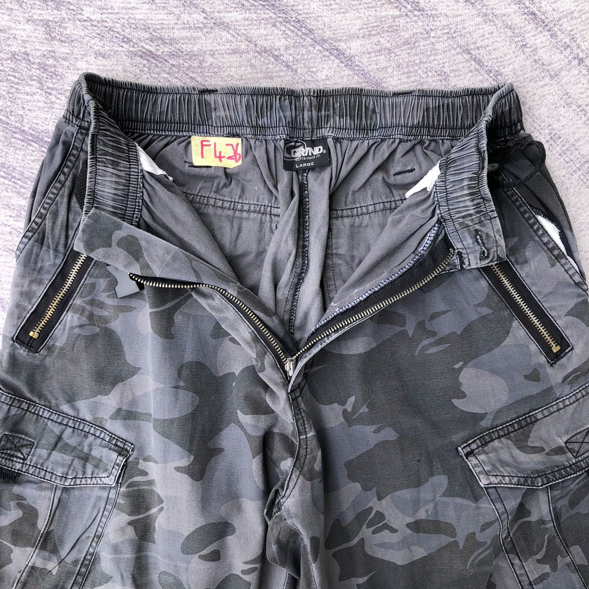 Vision Streetwear Cargo Military Grind navy Stretchable Waist Tactical Pants Size US 26 / EU 42 - 9 Thumbnail