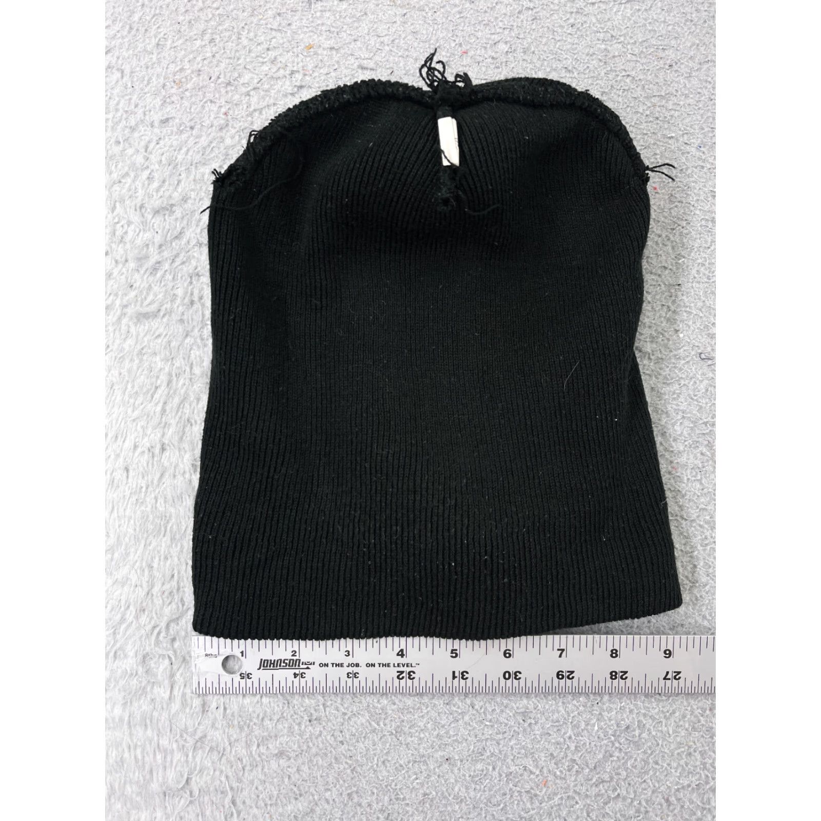 Vintage Uncanny.GG Beanie Adult One Size Black Knit Acrylic Pom On Stream Advertising Men Beanie Black Advertising 90s Stream Theme Men Size ONE SIZE - 6 Thumbnail