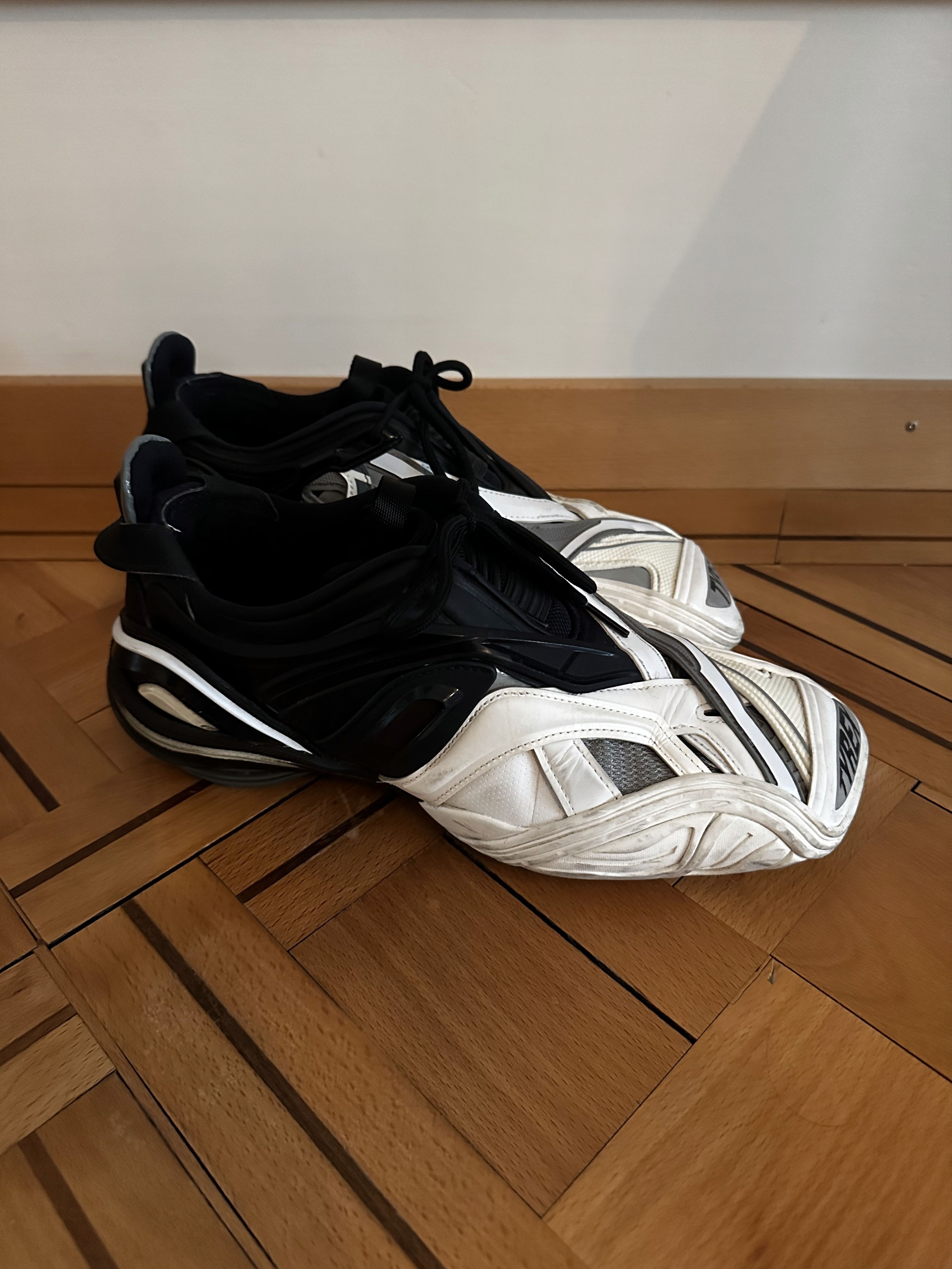 Balenciaga Balenciaga Black & White Tyrex Sneaker | Grailed