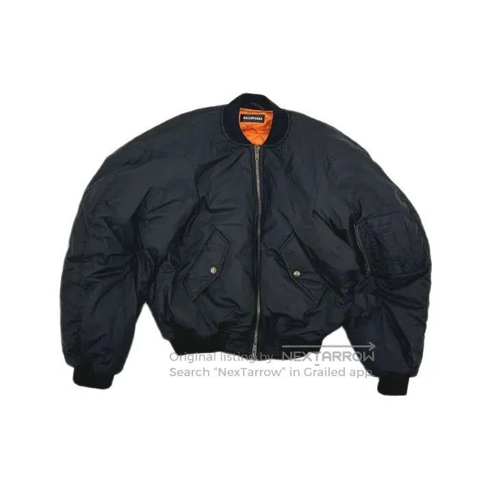 Balenciaga Balenciaga Men's Black Pilot Jacket. Size US L / EU 52-54 / 3 - 2 Thumbnail
