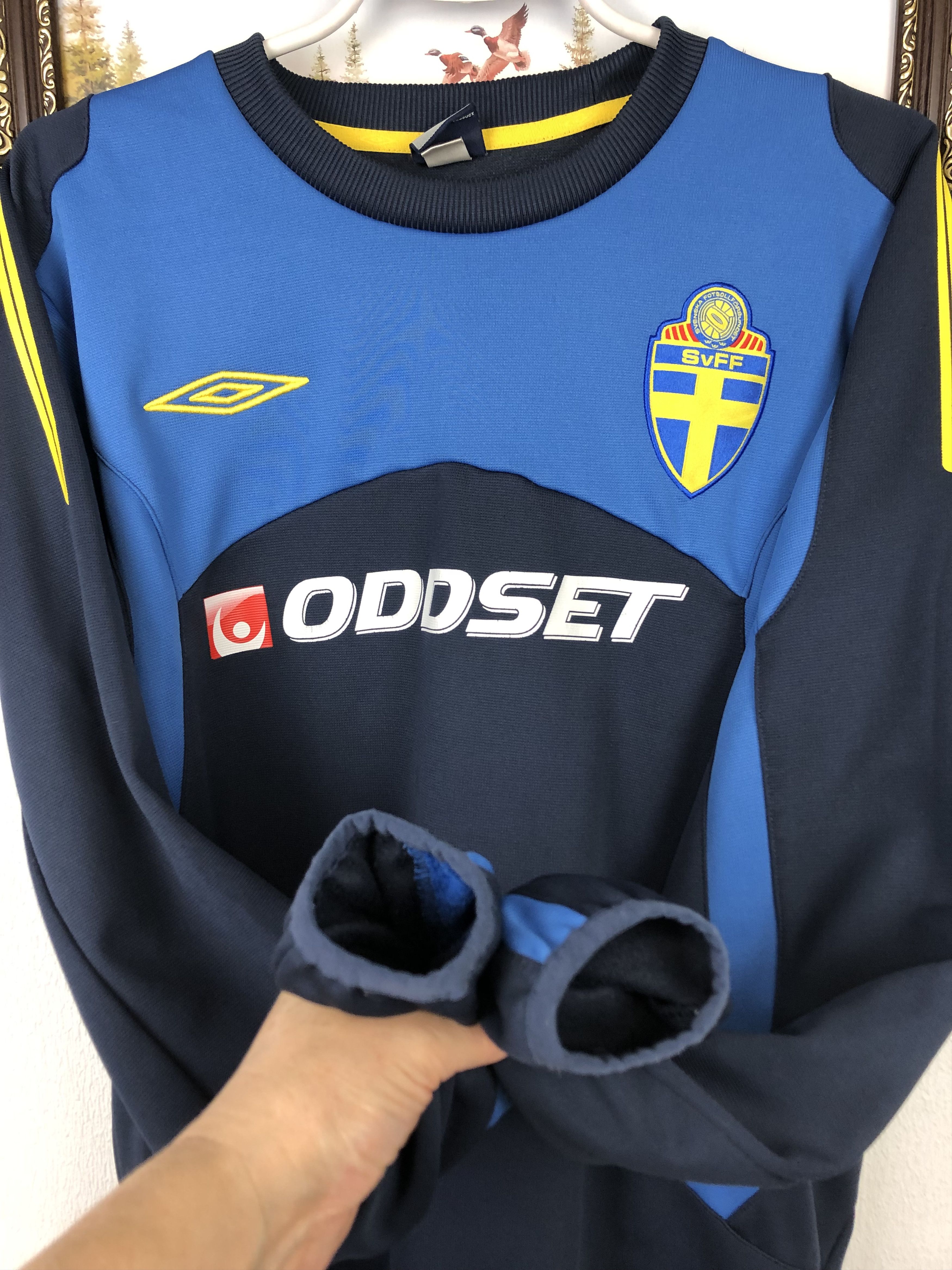 Umbro Vintage Umbro Sweden Football Sweatshirt Soccer Track Top Size US M / EU 48-50 / 2 - 6 Thumbnail