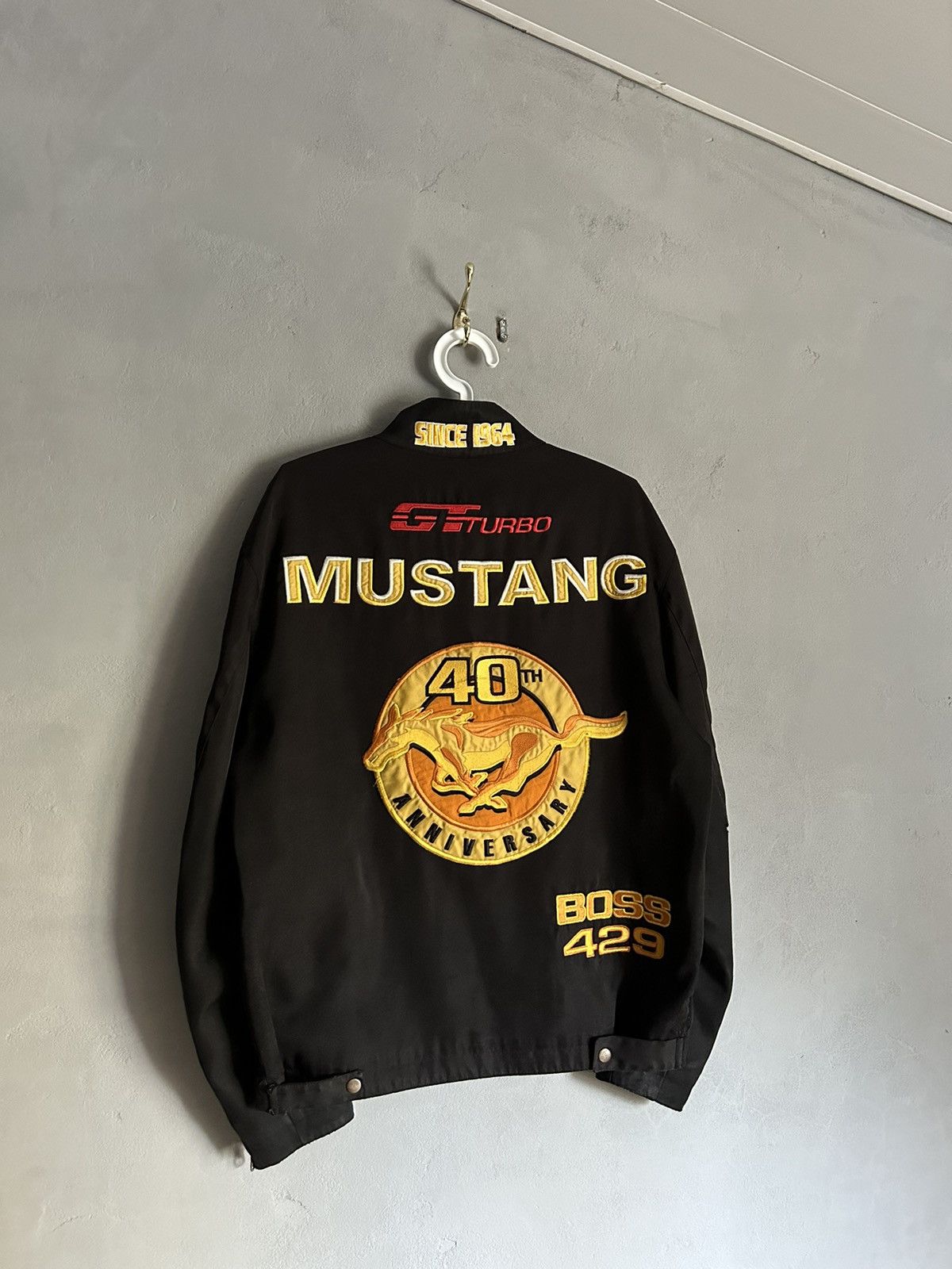 Mustang × Vintage Vintage Racing jacket Ford Mustang GOLD 40th anniversary Size US M / EU 48-50 / 2 - 9 Thumbnail
