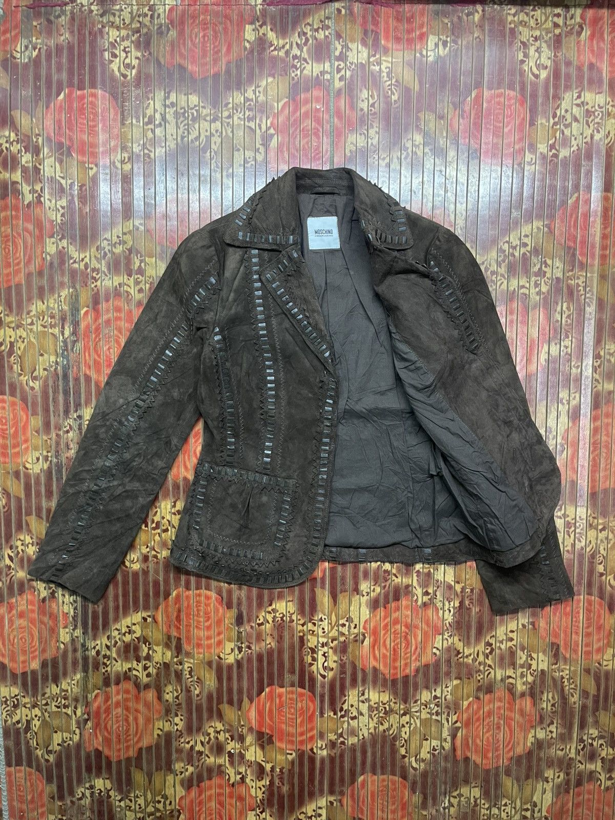 Moschino Leather Blazer Moschino Cheap And Chic Size M / US 6-8 / IT 42-44 - 3 Thumbnail