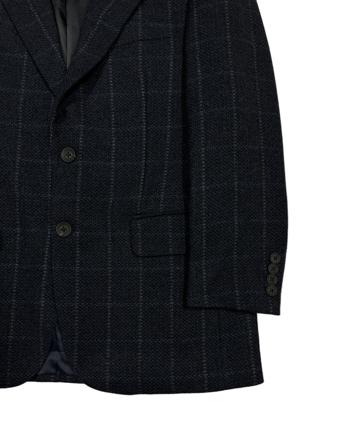 Burberry Burberry London Checked Blazer Cashmere Jacket Japan Size 48R - 12 Thumbnail