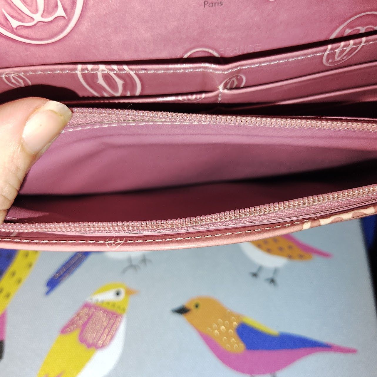 Cartier Cartier Happy Birthday long wallet in pink patent leather Size ONE SIZE - 8 Thumbnail