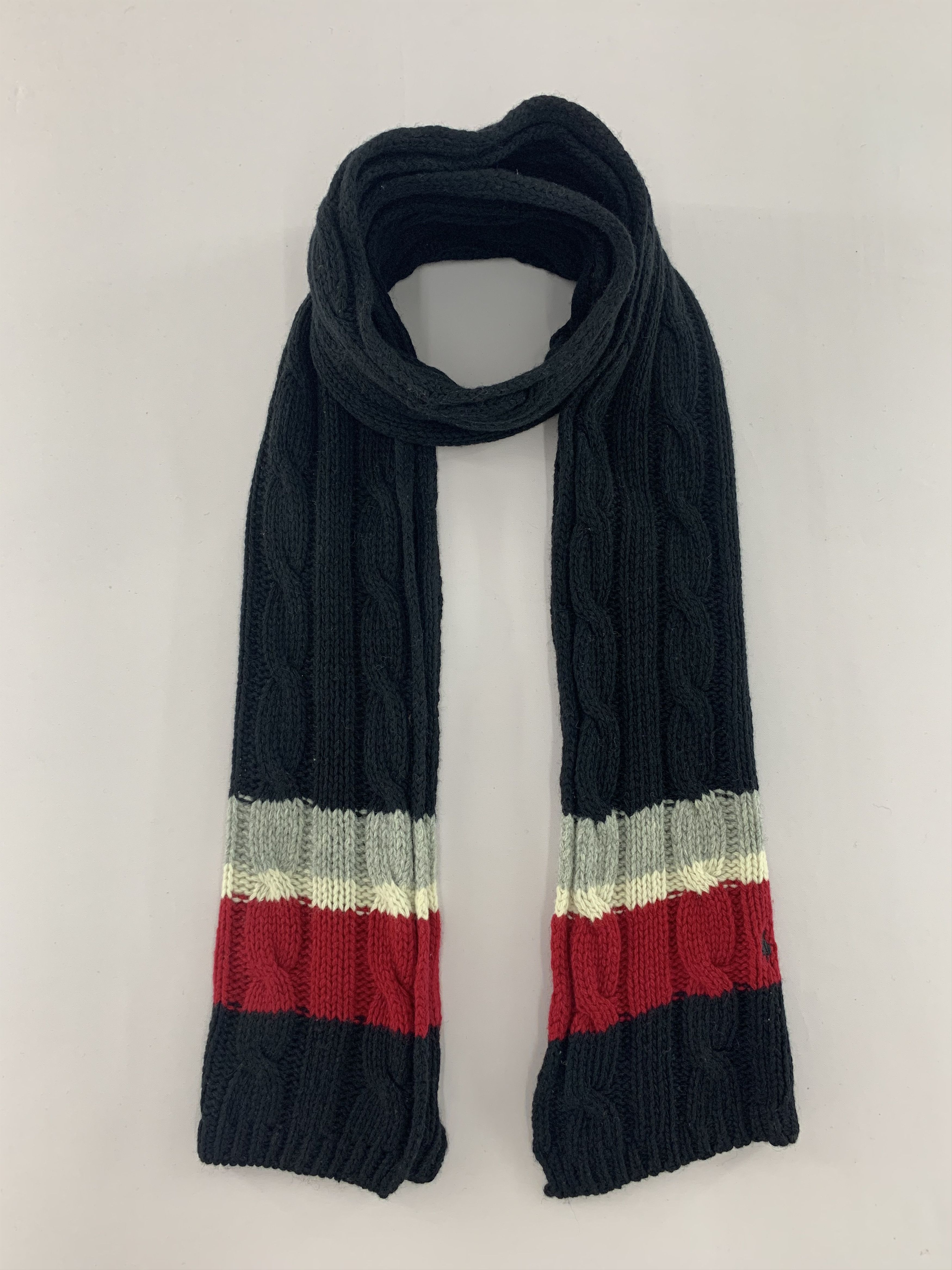 Polo Ralph Lauren Polo Ralph Lauren Scarf Wool Muffler Neck Wrap BL4385 Size ONE SIZE - 1 Thumbnail