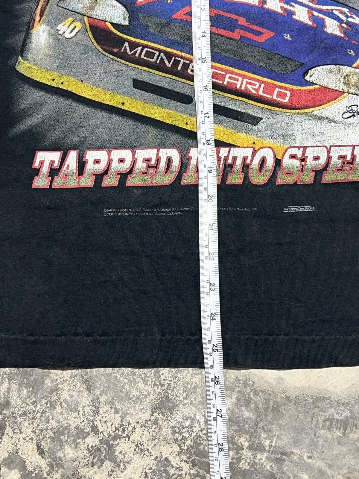 Vintage Vintage Sterling Marlin NASCAR Driver Coors Light Promo Tee Size US L / EU 52-54 / 3 - 8 Thumbnail