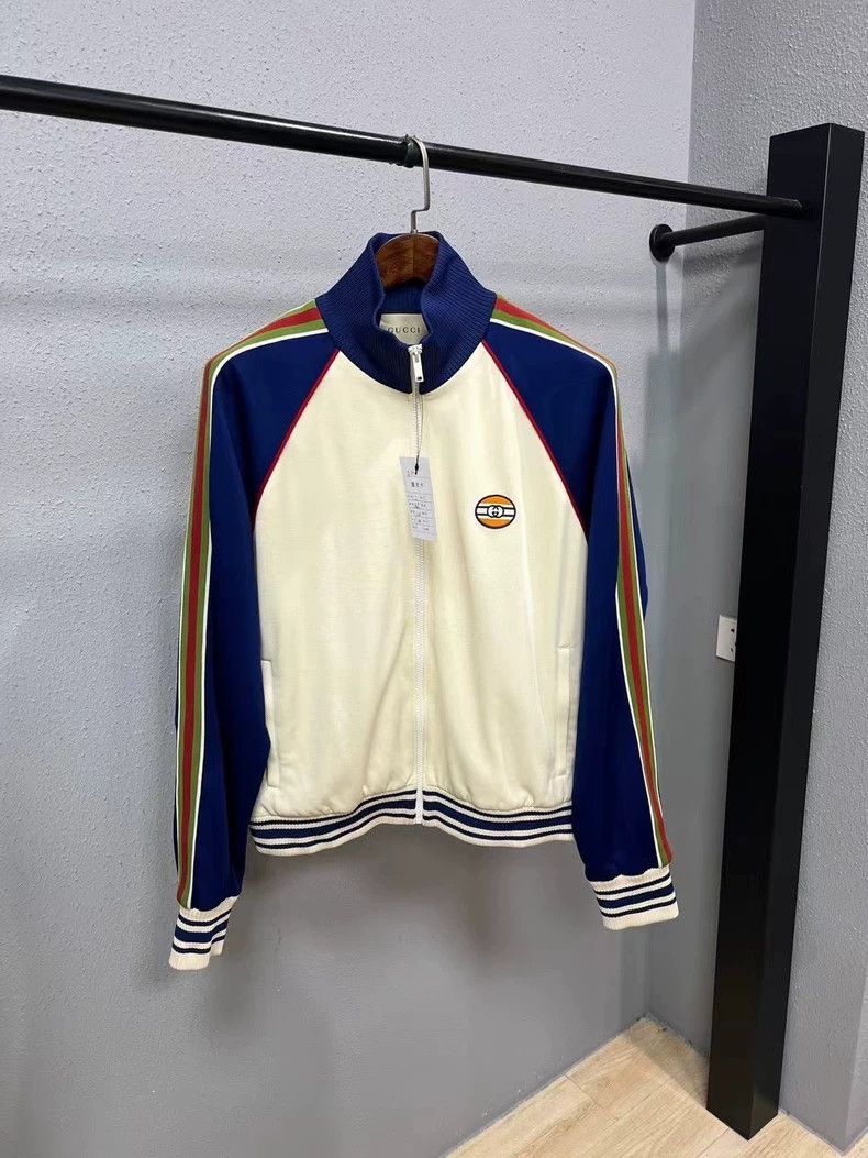 Gucci Gucci Varsity Jacket with Striped Sleeves Size US L / EU 52-54 / 3 - 1 Thumbnail