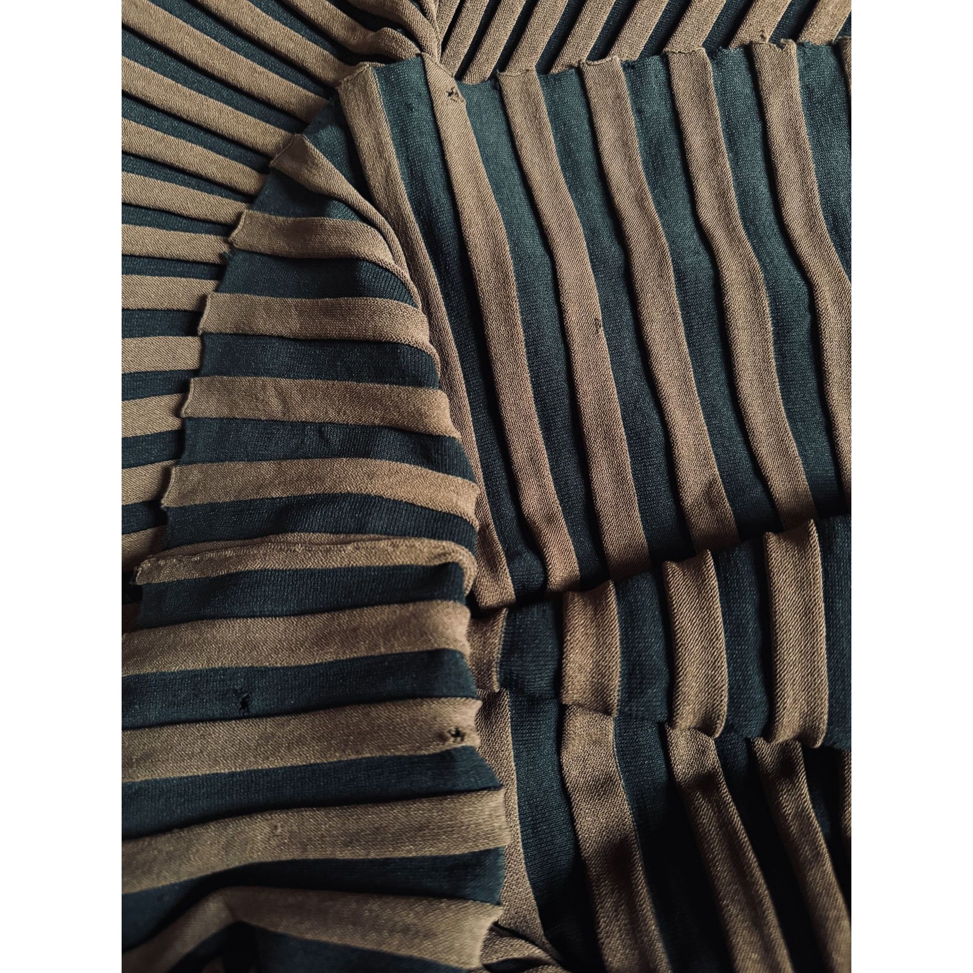 Celine Celine By Phoebe Philo Pre Fall 2015 Wide Pleated Black Bro Size 26" / US 2 / IT 38 - 9 Thumbnail