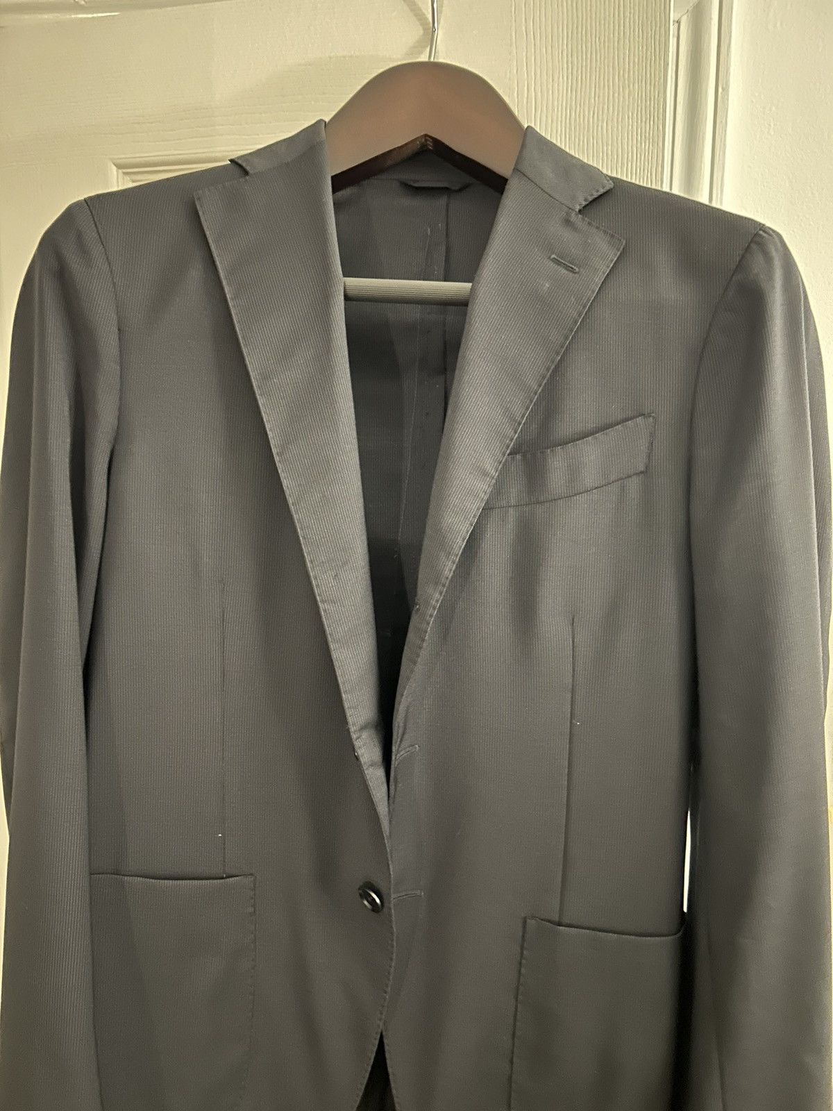 Eidos Napoli Eidos Napoli Navy Unstructured Blazer Size 36R - 1 Thumbnail