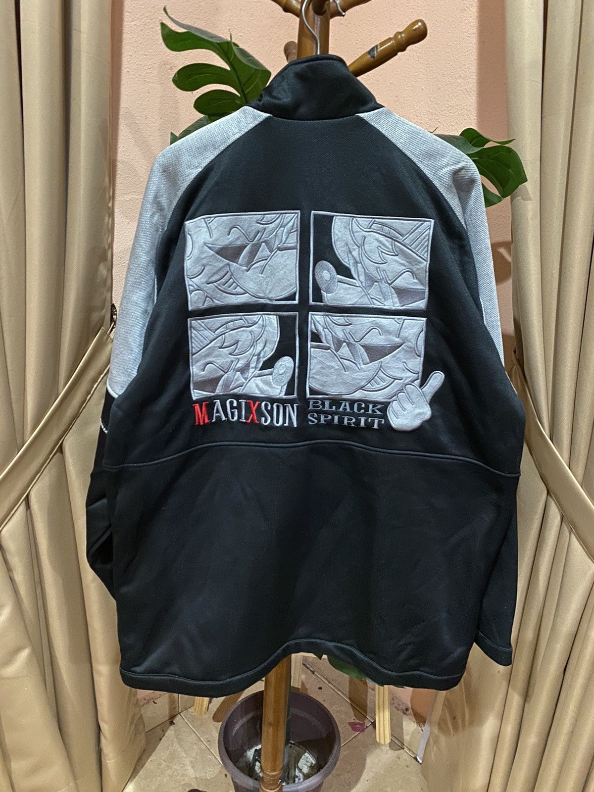 Other Vintage Magixson Black Spirit Jacket – Japanese Streetwear Size US XXL / EU 58 / 5 - 7 Thumbnail