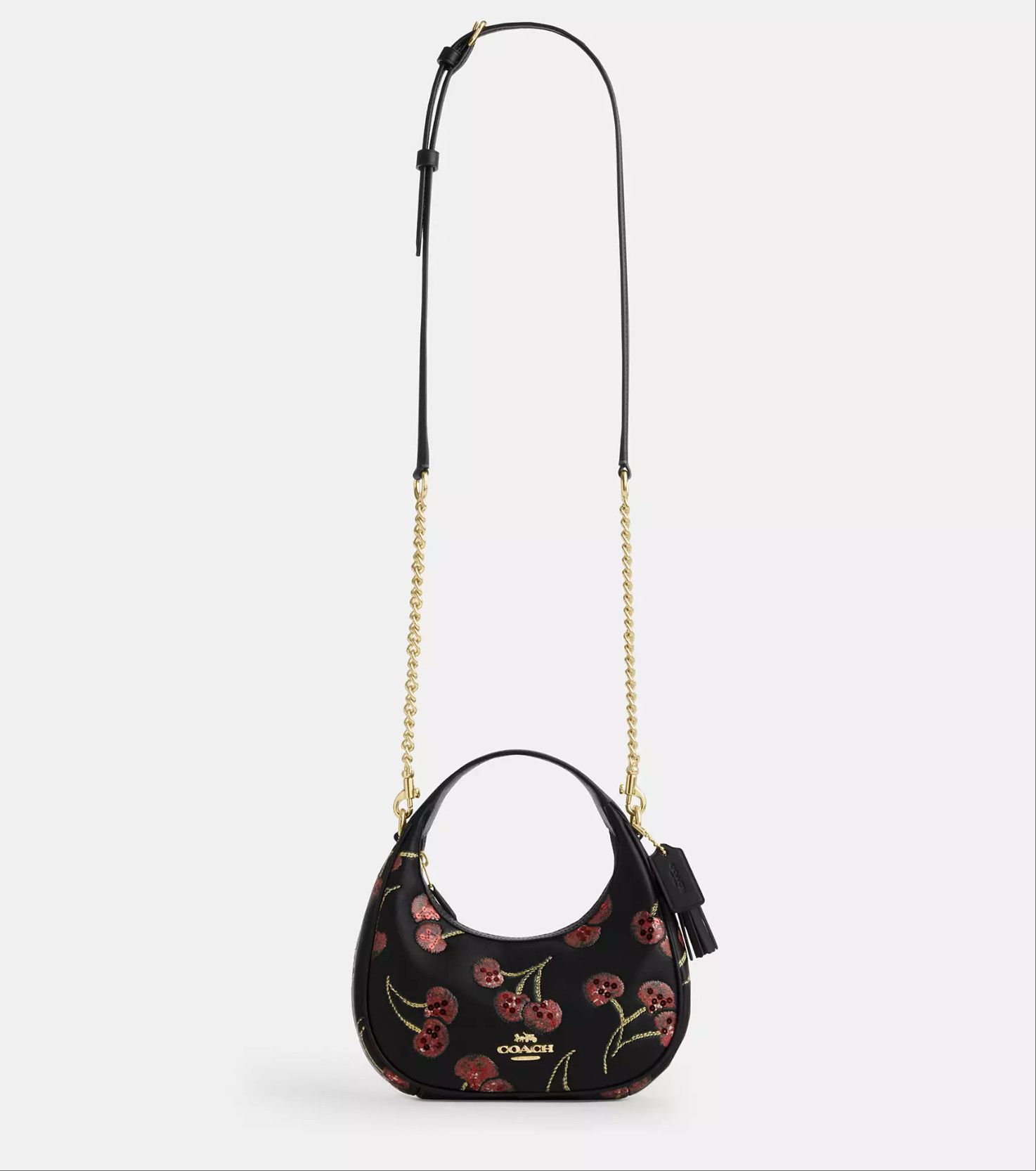 Coach NWT Coach Carmen Mini Crossbody Bag With Cherry Print CCZ22 Size ONE SIZE - 8 Thumbnail
