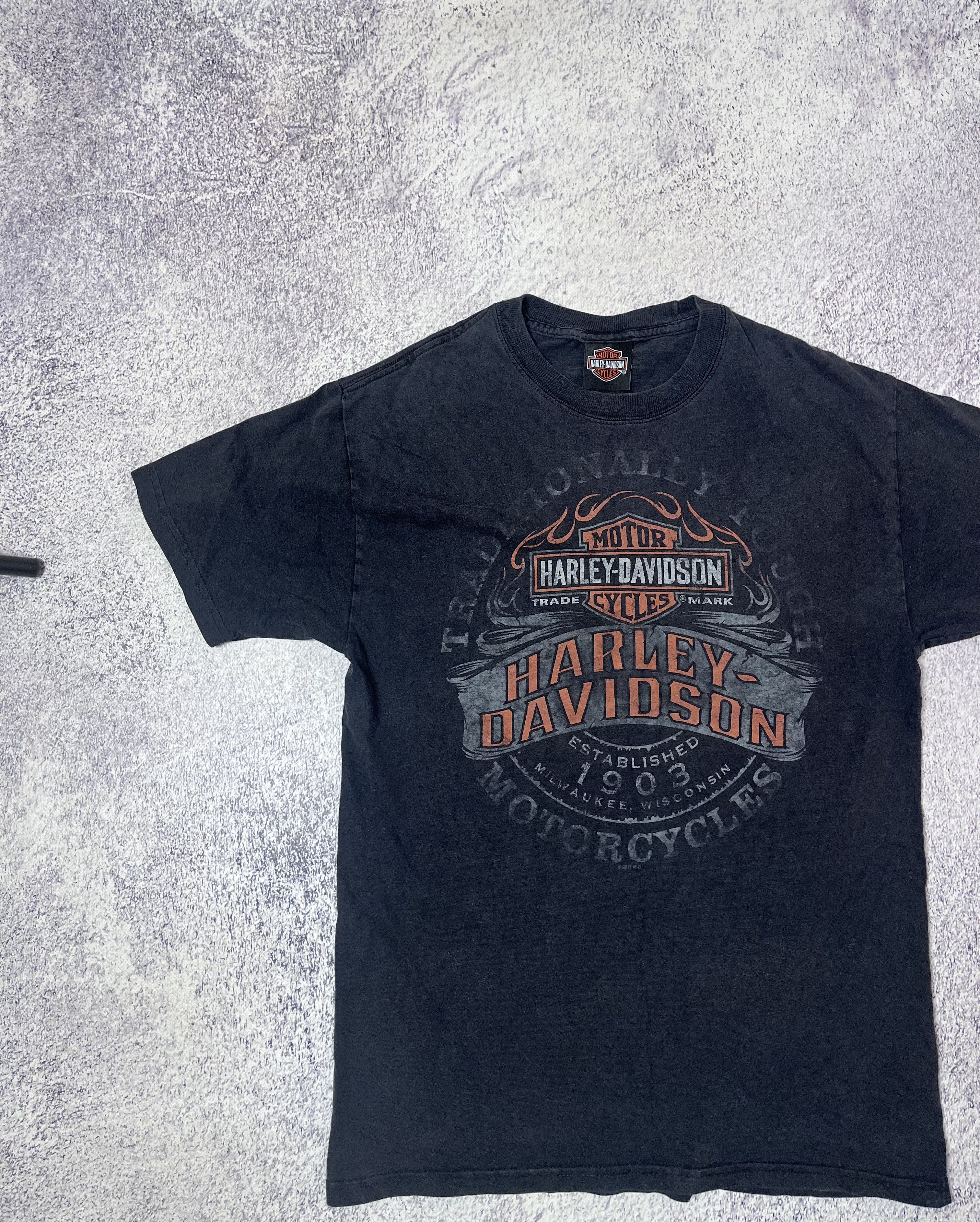 Harley Davidson × Vintage Vintage men’s T-shirt Harley-Davidson 2011 size M Size US M / EU 48-50 / 2 - 5 Thumbnail