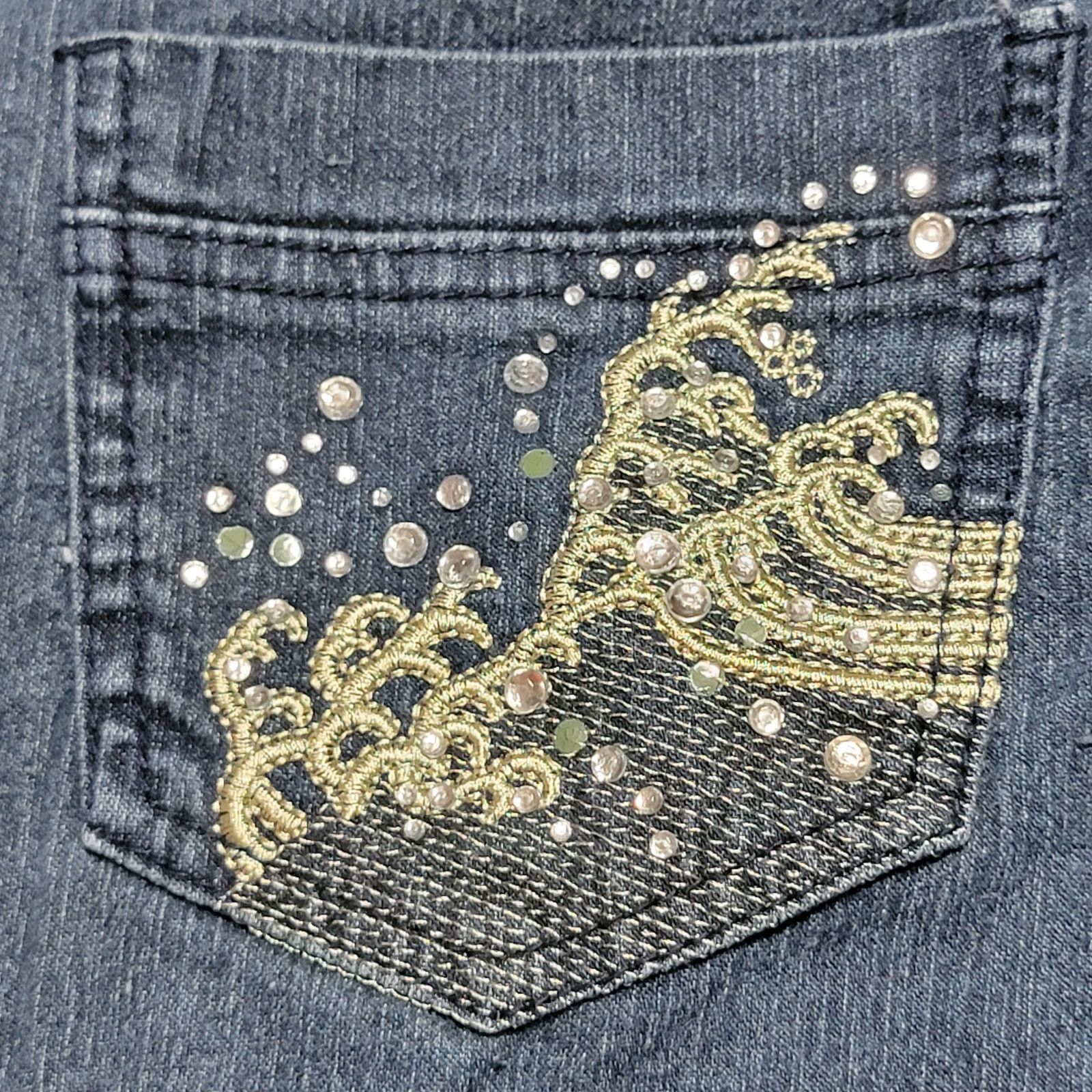 Other CosJeans Denim Capris w/ Bling - Size 10 Size 32" / US 10 / IT 46 - 9 Thumbnail