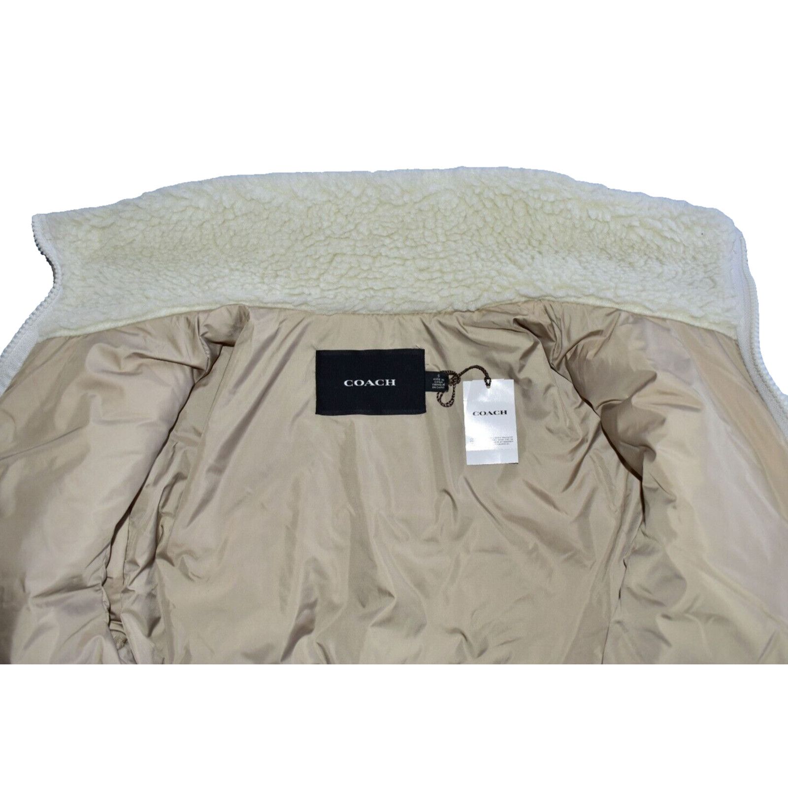 Coach NWT COACH Cream Pockets Shipra Signature Jacket Size S $598 Size S / US 4 / IT 40 - 5 Thumbnail