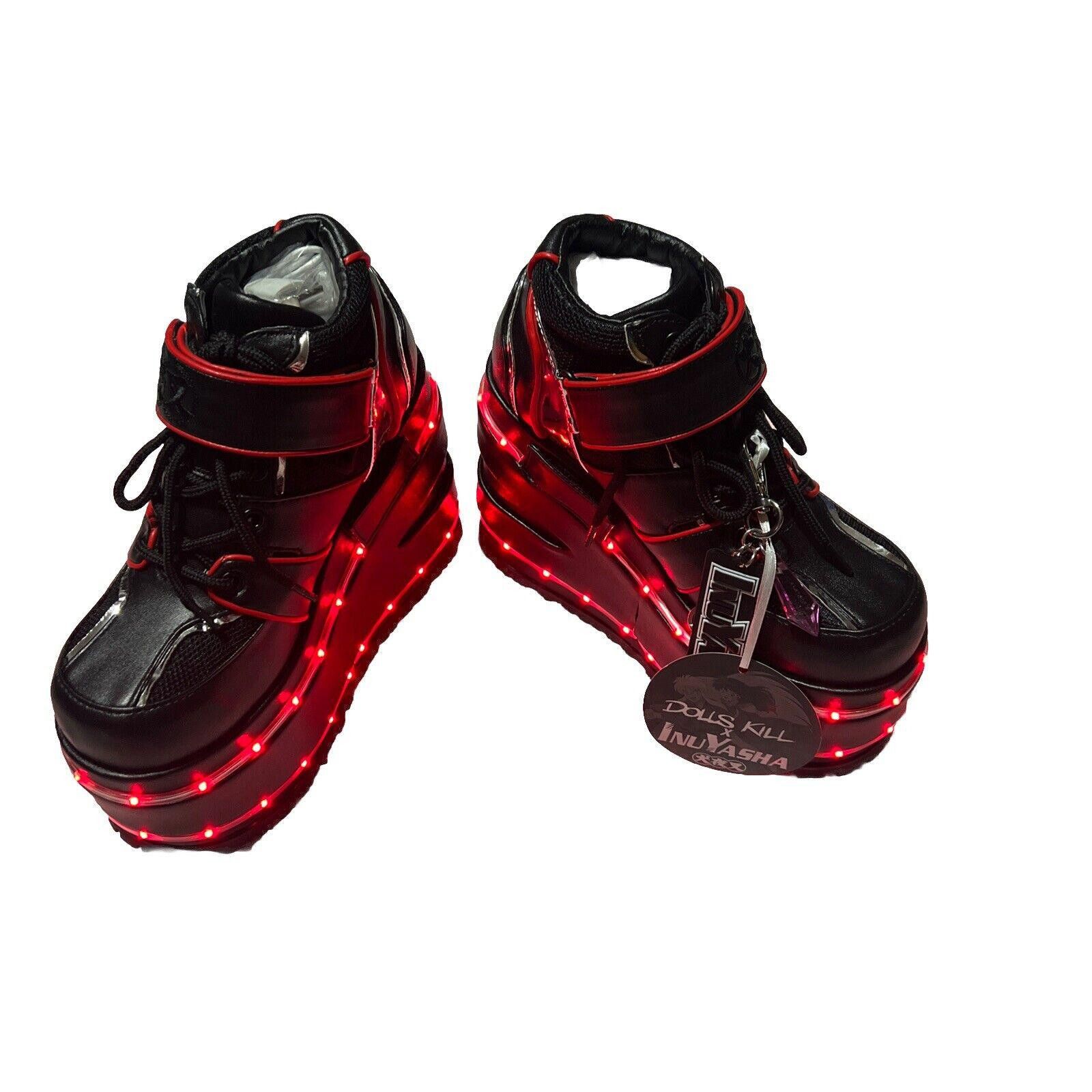 Designer s5 Night Warrior Light Up Platform Inuyasha Dolls Kill Shoes Size US 5 / IT 35 - 4 Thumbnail