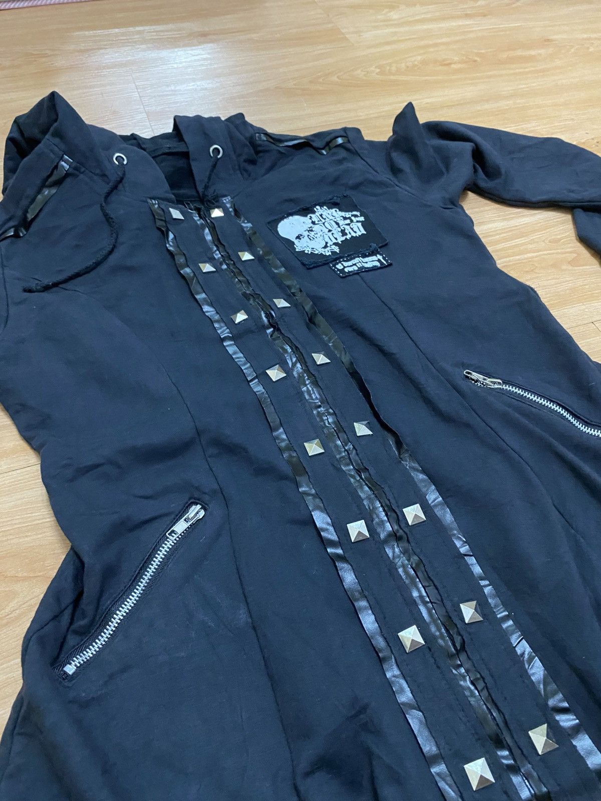 Seditionaries “Japanese Gothic Punk Asymmetrical Zip Hoodie Jacket skull Size US M / EU 48-50 / 2 - 8 Thumbnail