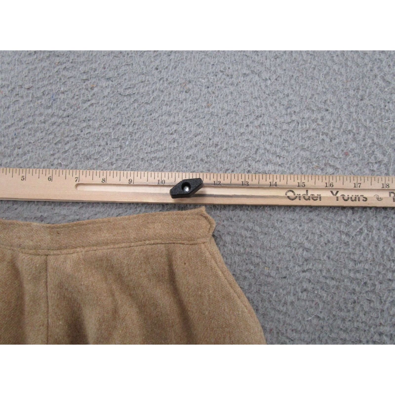 Vintage VINTAGE Jack Winter Wool Blend Lined A-Line Beige Skirt Women's Size 10 Pockets Size 32" / US 10 / IT 46 - 4 Thumbnail