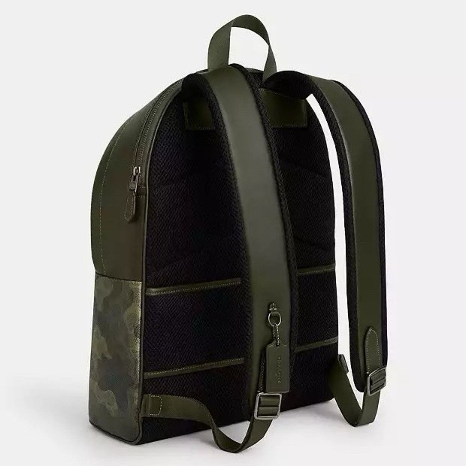 Coach NWT COACH West Men's Backpack Camo CW311 Dark Shamrock Multi Size ONE SIZE - 7 Thumbnail