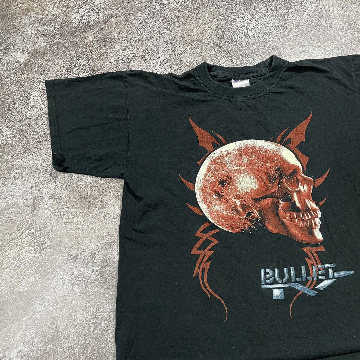 Vintage Vintage Y2K 90s Skull Graphic Tee Grunge Streetwear Baggy XL Size US XL / EU 56 / 4 - 2 Thumbnail
