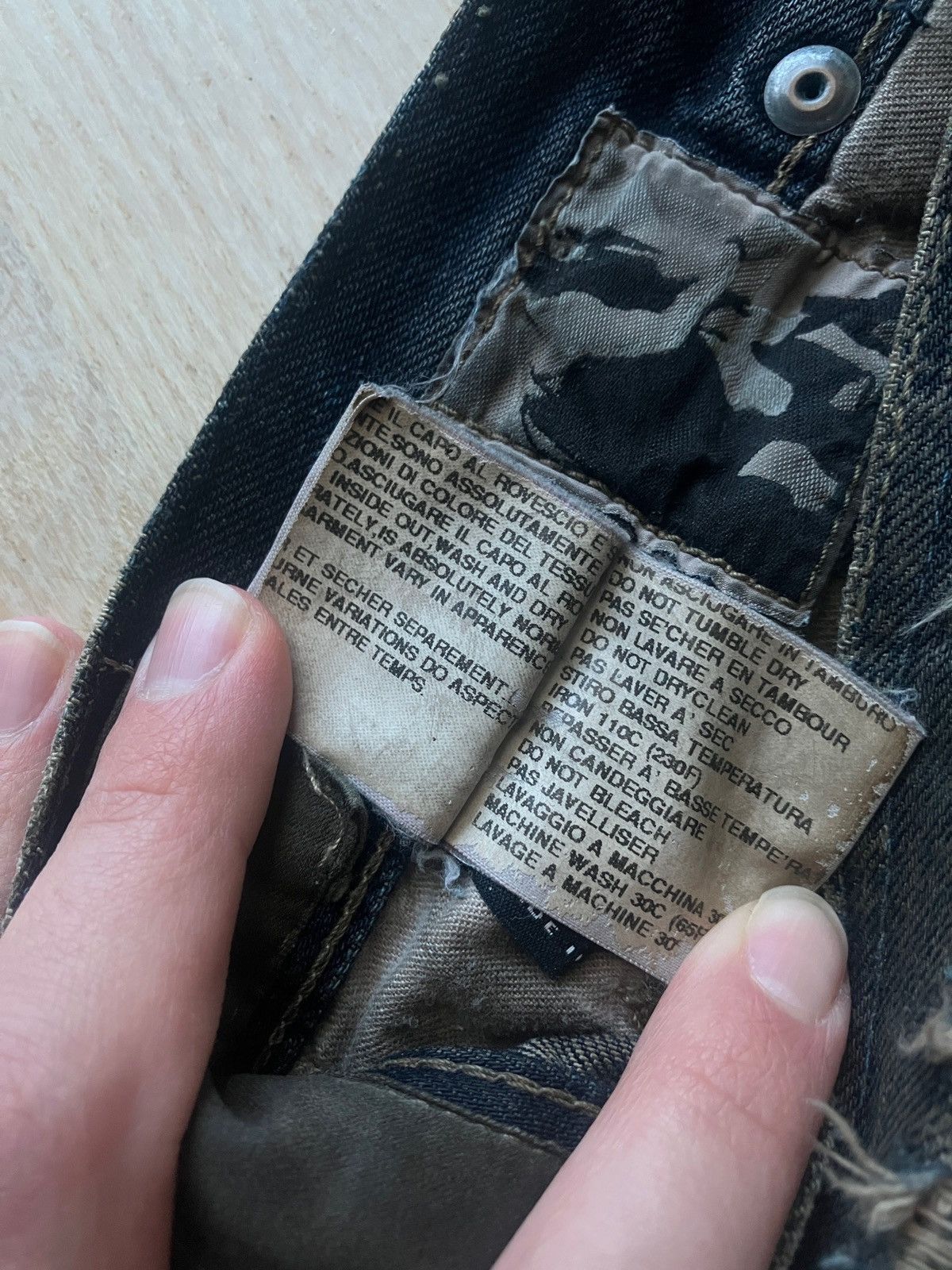 Rick Owens SOLD Rick Owens fw08 "Stag" dust wash denim Size US 28 / EU 44 - 8 Thumbnail