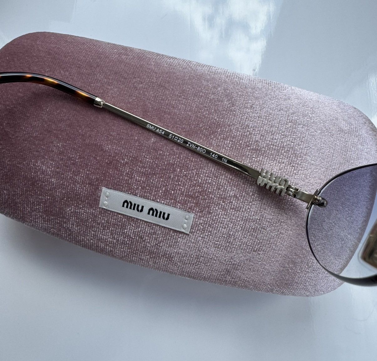 Miu Miu NEW Miu Miu sunglasses MU A54S ZVN80O Size ONE SIZE - 8 Thumbnail
