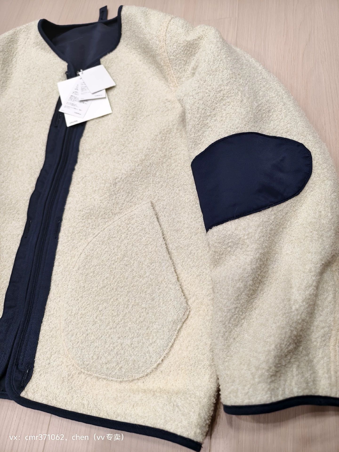 Visvim visvim 15aw iris liner jkt navy 3 double face riri Size US L / EU 52-54 / 3 - 7 Thumbnail