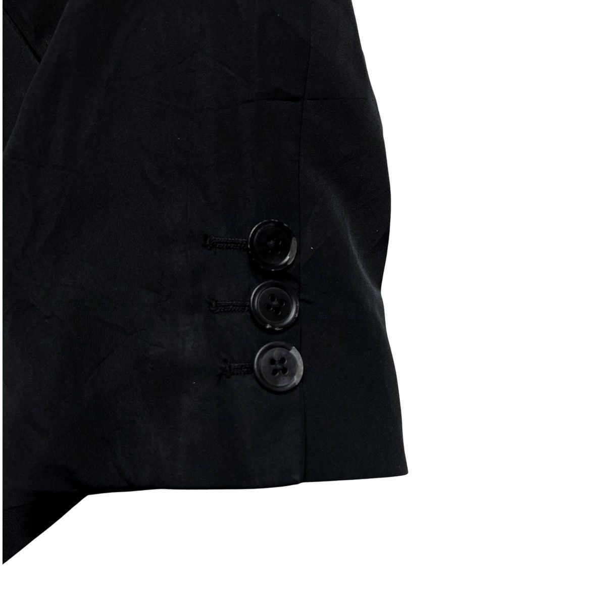Jil Sander × Vintage Jil Sander vintage black blazer jacket Size XS / US 0-2 / IT 36-38 - 4 Thumbnail