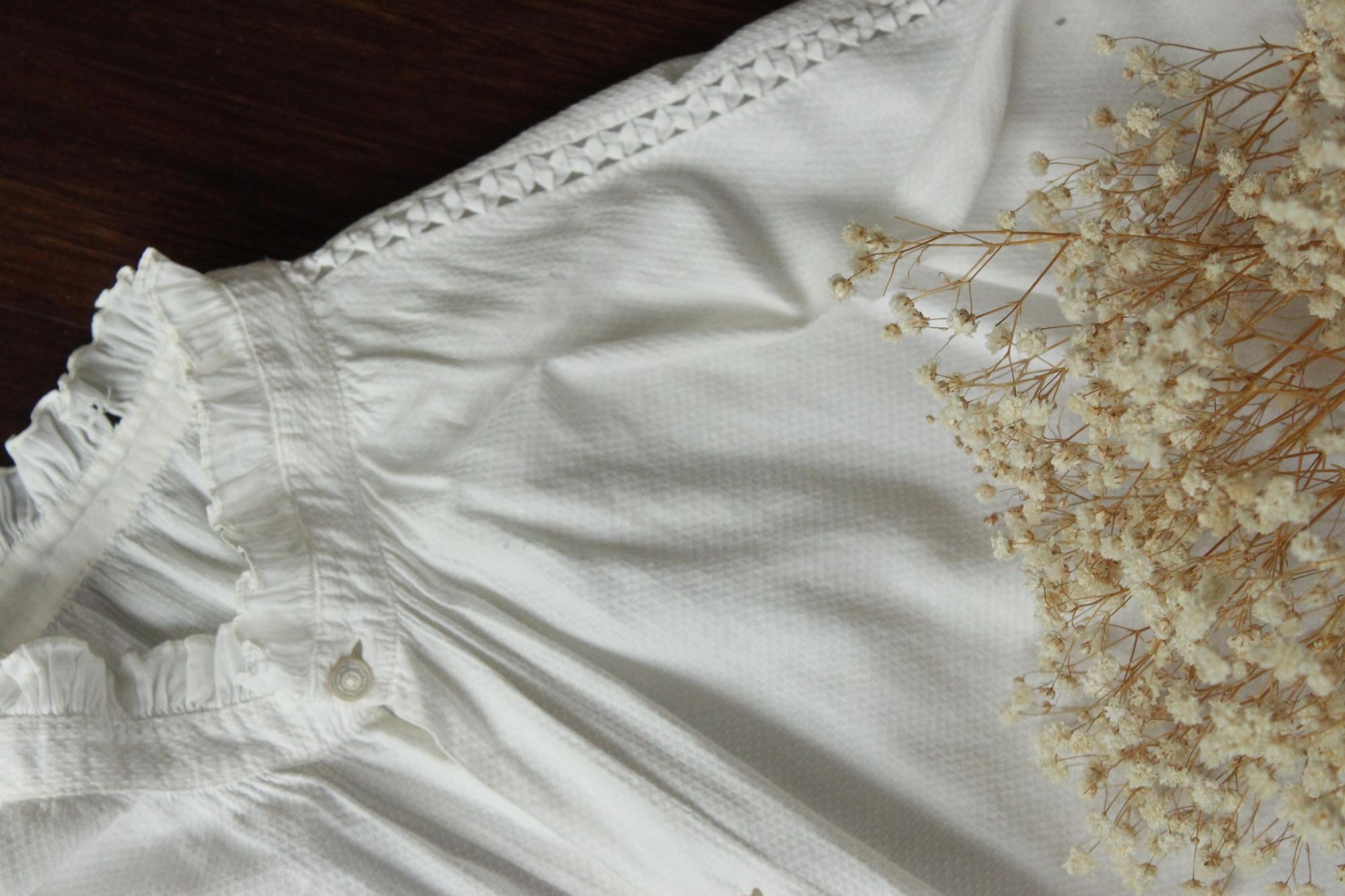 Vintage Vintage Antique 1900s Victorian Blouse, Volup White Cotton E Size 4XL / US 24-26 - 7 Thumbnail