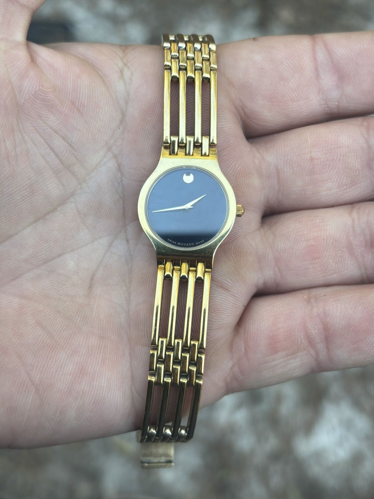 Movado Movado Esperanza 88 A1 1821 Gold Tone Women’s Watch! Size ONE SIZE - 6 Thumbnail