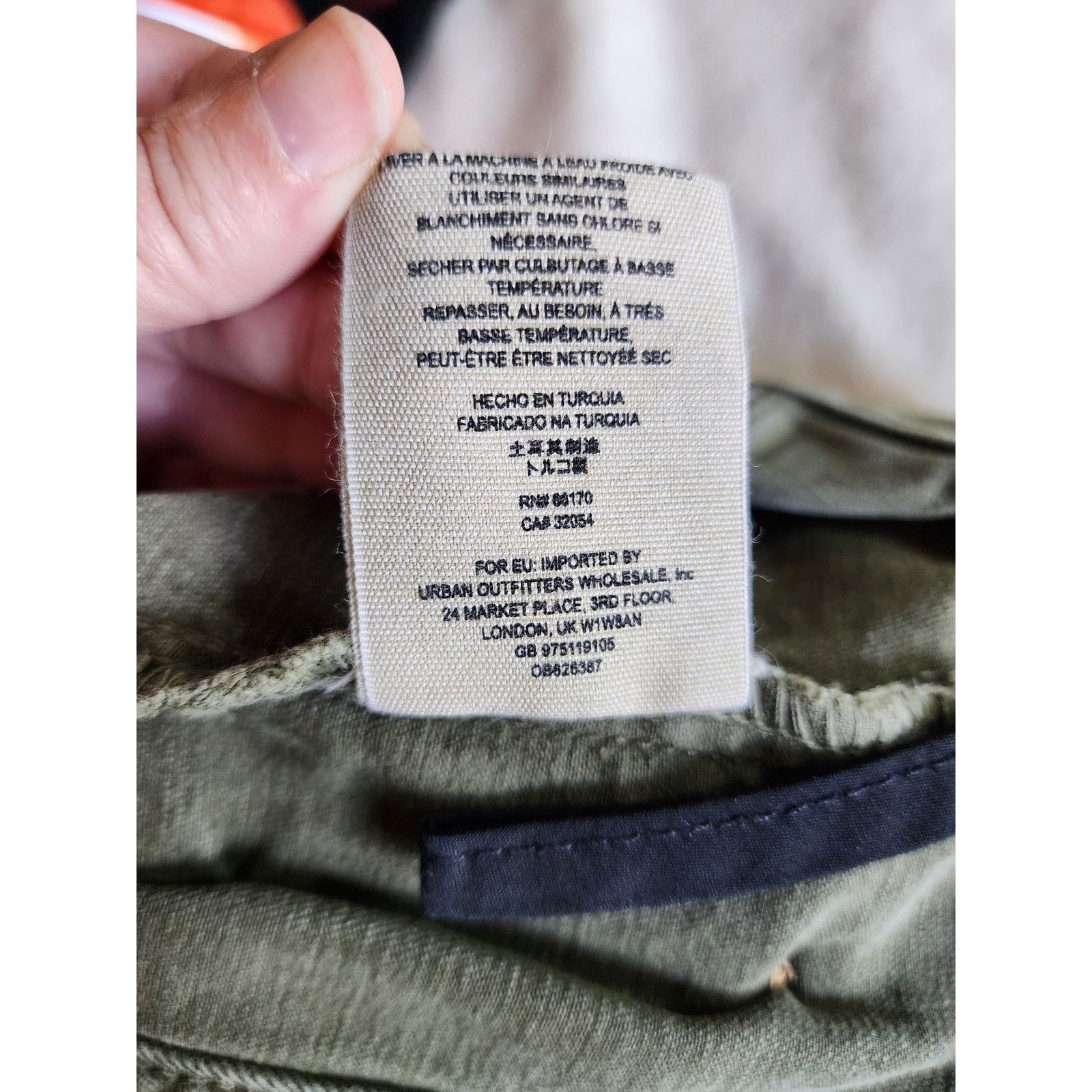 Free People Free People Olive Army Green Mini Skirt Button Down Size 0 Size 25" / US 0 / IT 36 - 5 Thumbnail
