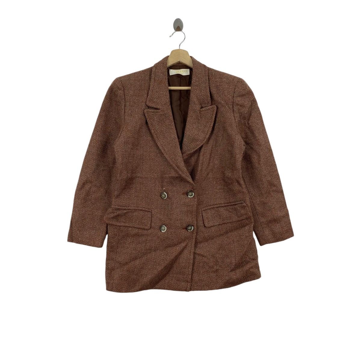 Nina Ricci × Vintage Vintage NINA RICCI ACTUALITES French Designer Wool Brown Size M / US 6-8 / IT 42-44 - 1 Thumbnail