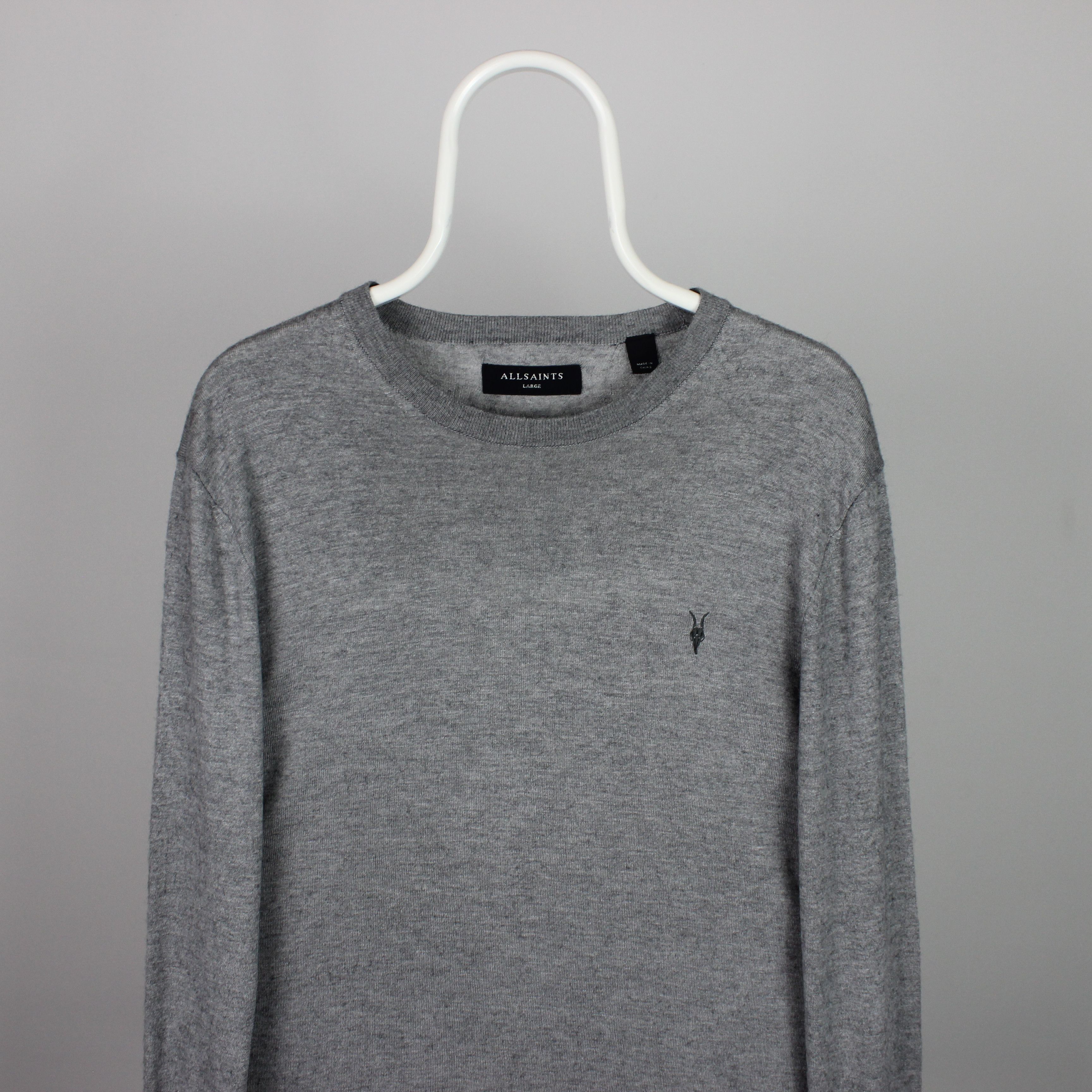 Allsaints Allsaints nowo Crew sweater pullover gray L men Size US L / EU 52-54 / 3 - 8 Thumbnail