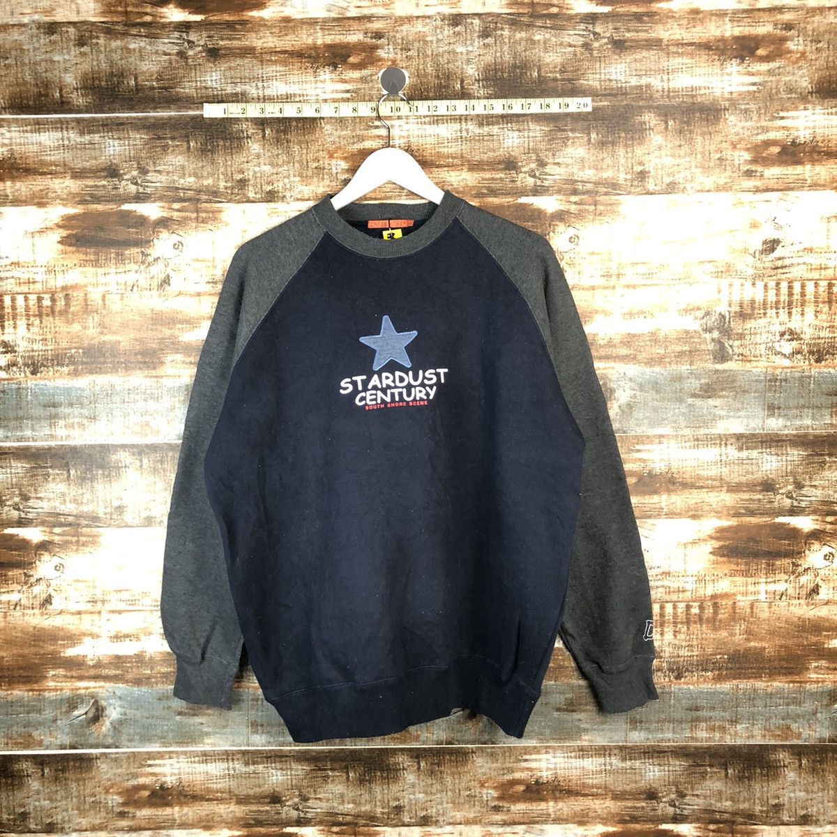 Japanese Brand Grass Hither Dark Blue Sweatshirt #A2035 Size US L / EU 52-54 / 3 - 1 Thumbnail