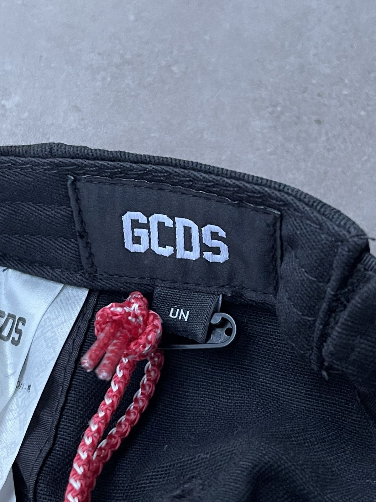 GCDS !DS! SS23 GCDS Logo College Black Baseball Cap Size ONE SIZE - 6 Thumbnail