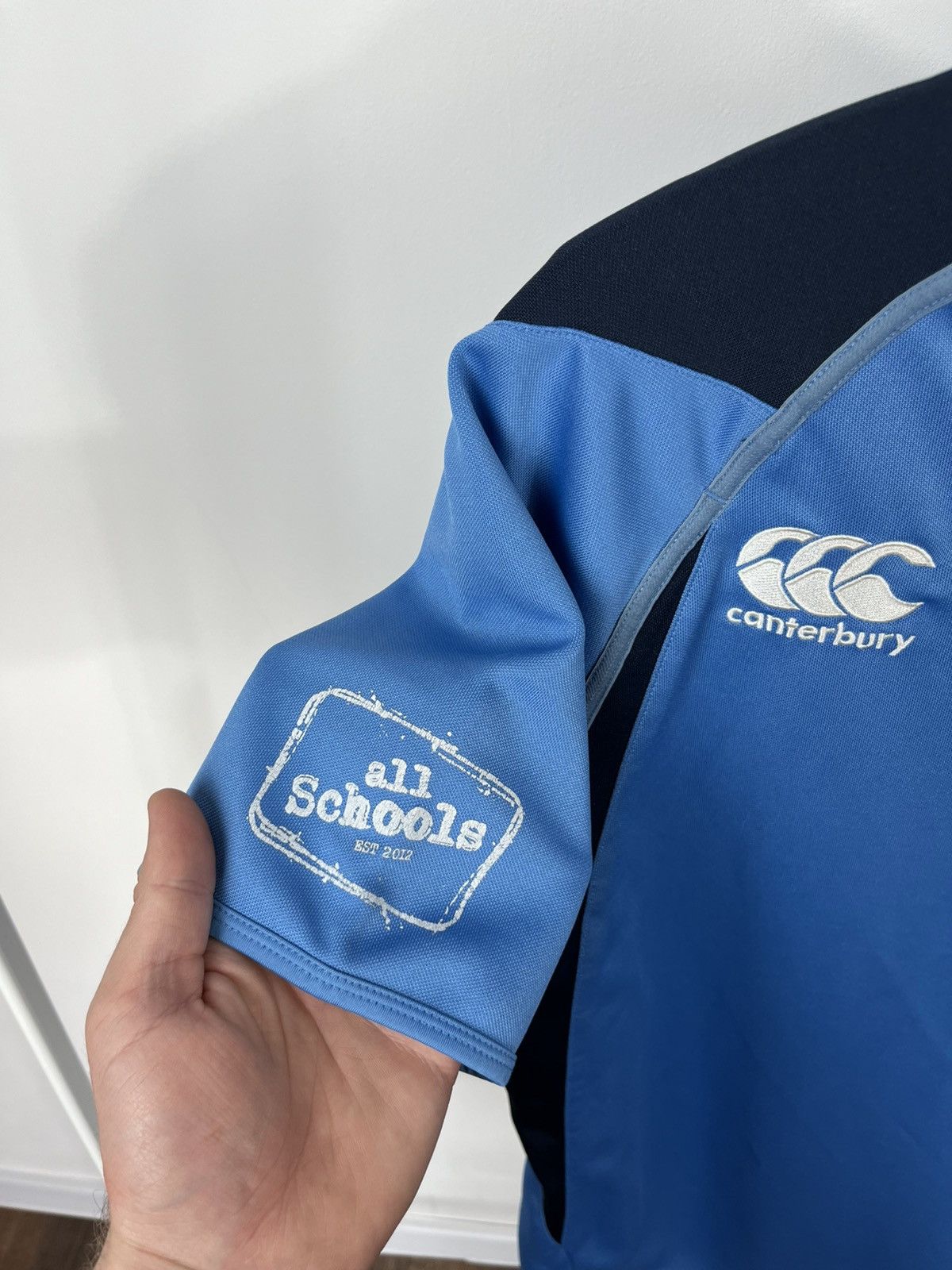 Canterbury of New Zealand Canterbury England Rugby Jersey Blue CBRE Training Shirt XL Size US XL / EU 56 / 4 - 5 Thumbnail